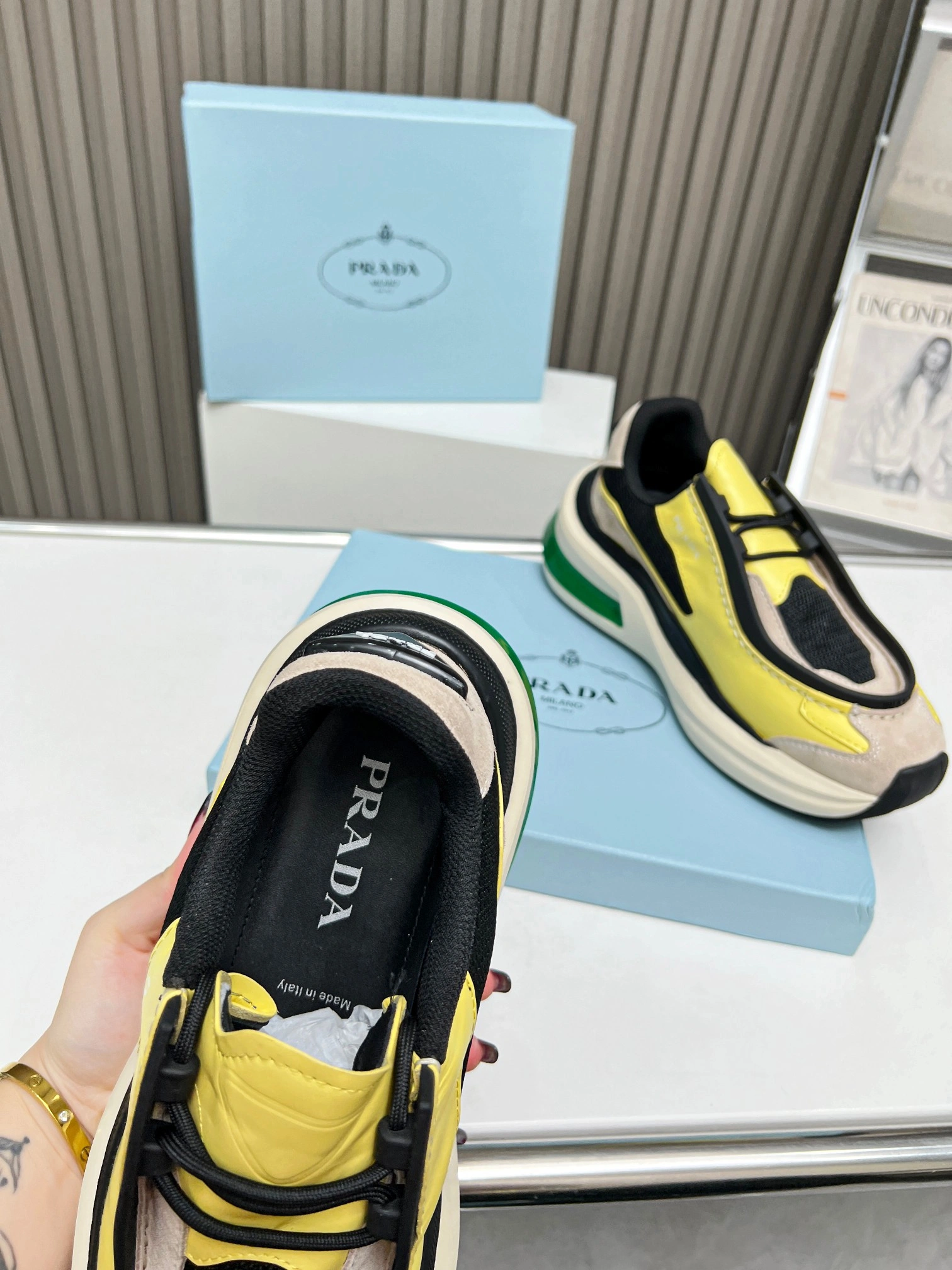 UrbanStyle P*rada Top Sneakers Low CL 20230831- 6397