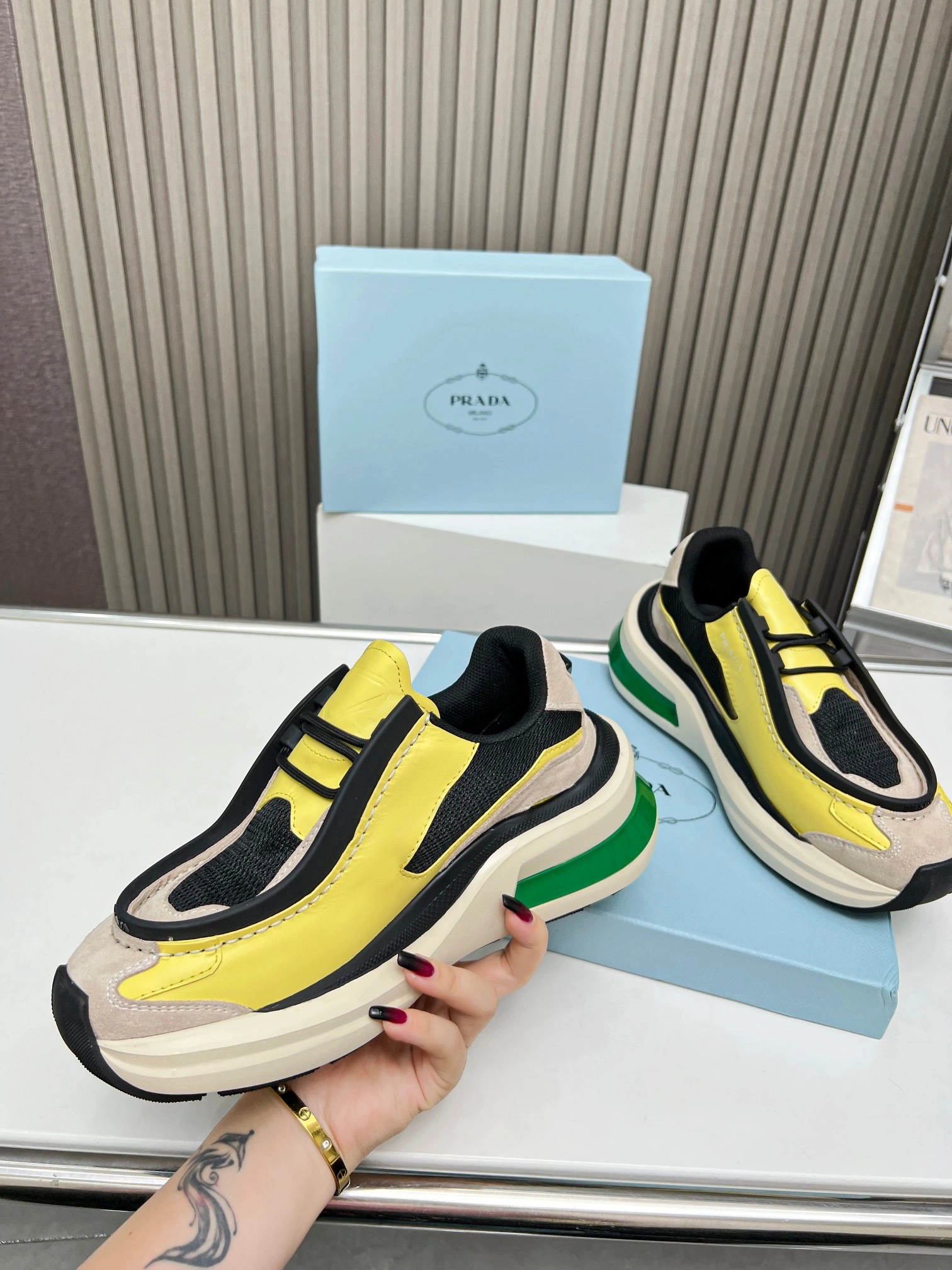 UrbanStyle P*rada Top Sneakers Low CL 20230831- 6397