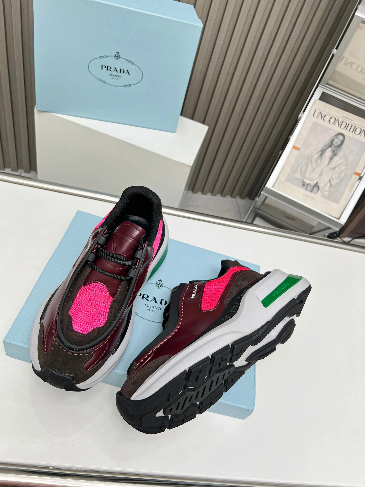 P*rada Top Sneakers Low CL 20230831- Casual 6393