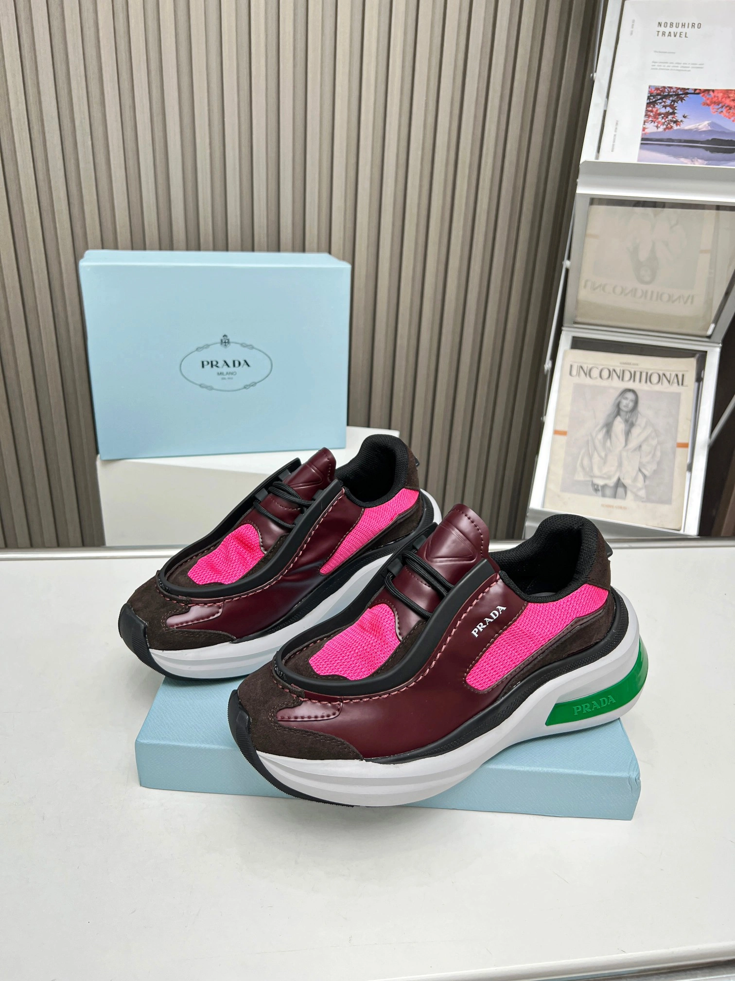 P*rada Top Sneakers Low CL 20230831- Casual 6393