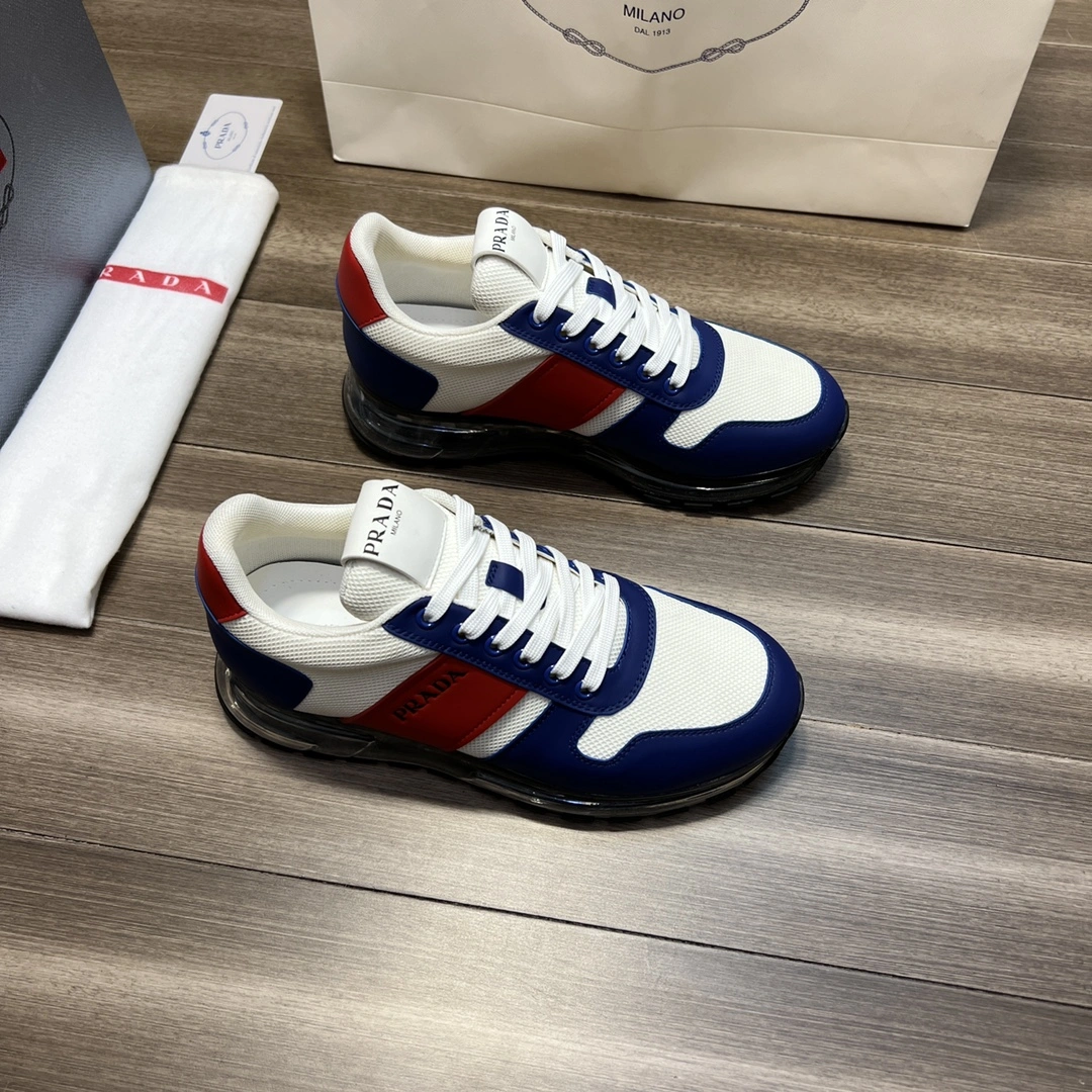 P*rada Top Sneakers Low CL 20230831- Premium 6463