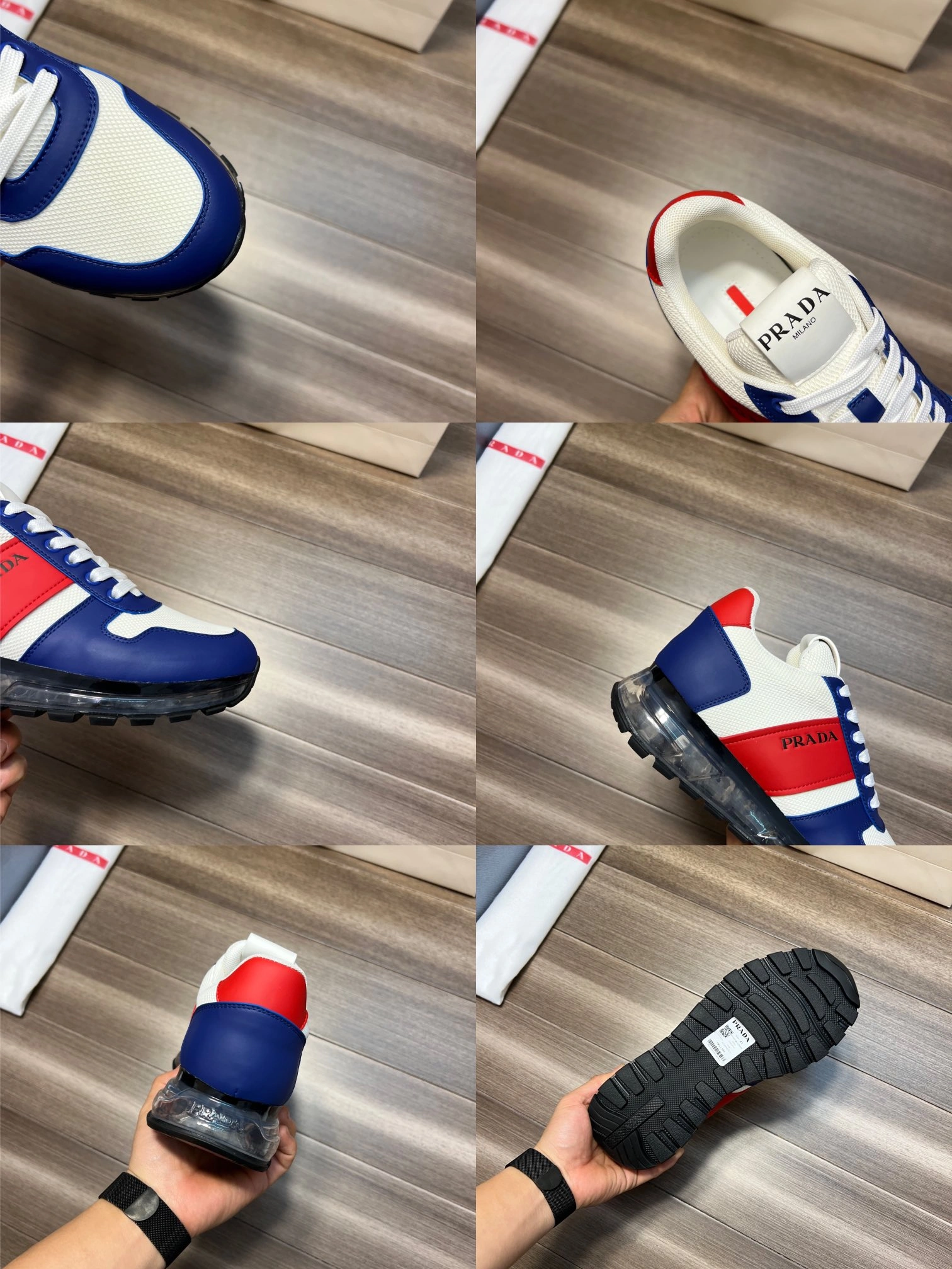 P*rada Top Sneakers Low CL 20230831- Premium 6463