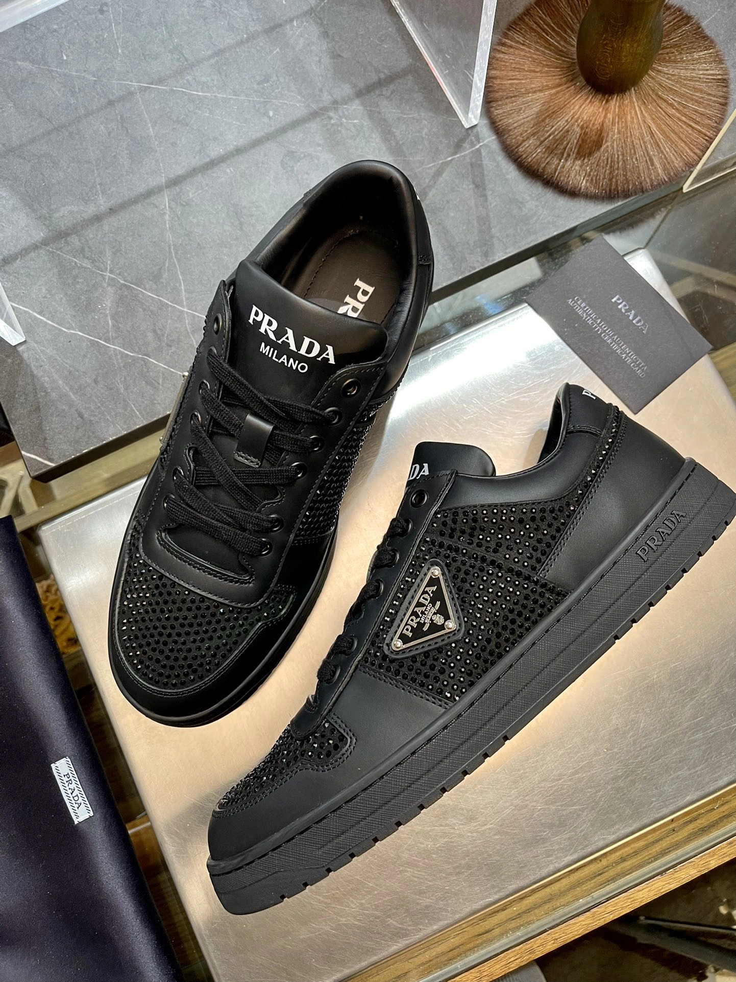 P*rada Top Sneakers Low RR20231221- Minimalist 6376