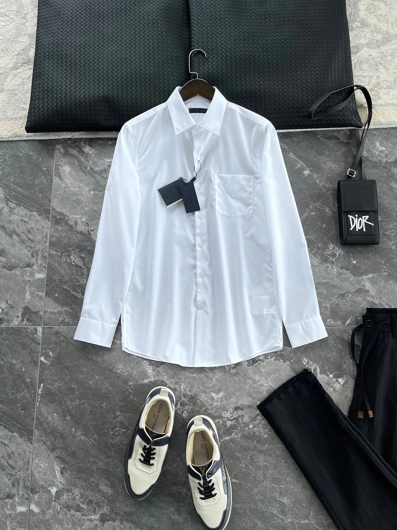 NewStyle P*rada shirt Top Quality D17 20240519- 13533