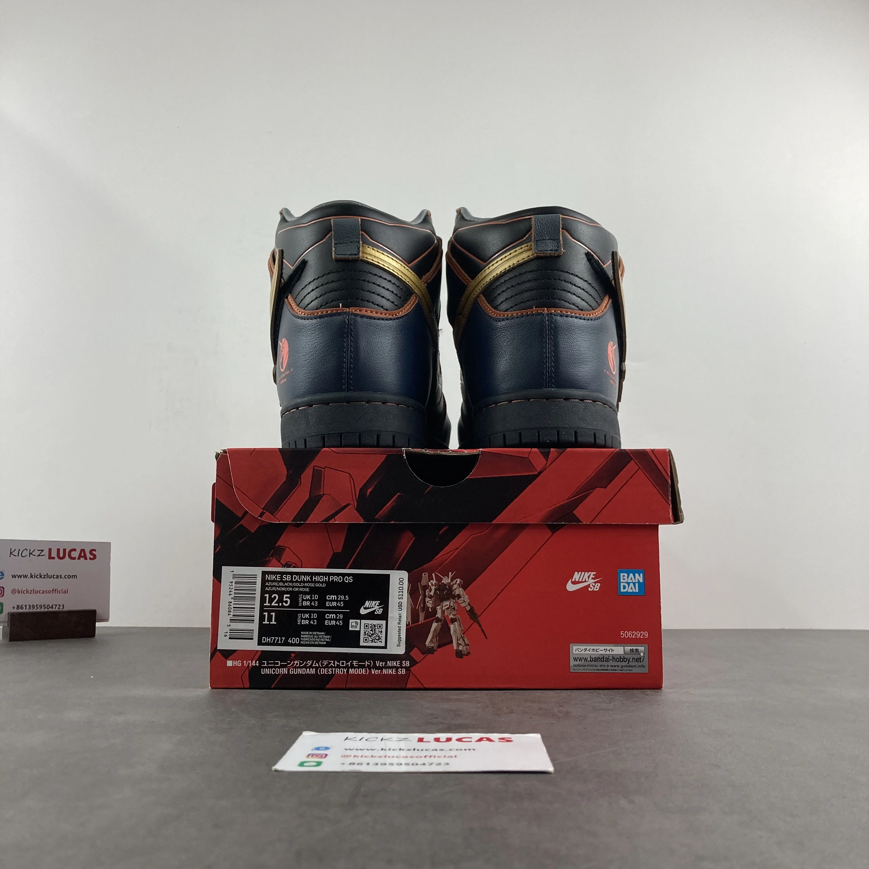 MultiPurpose SB Dunk High RX-0 Unicorn Gundam 02 Banshee DH7717- 479