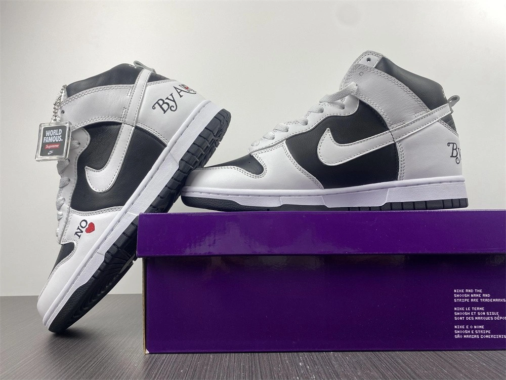 SB Dunk High Supreme By Any Means Black DN3741- Timeless 413