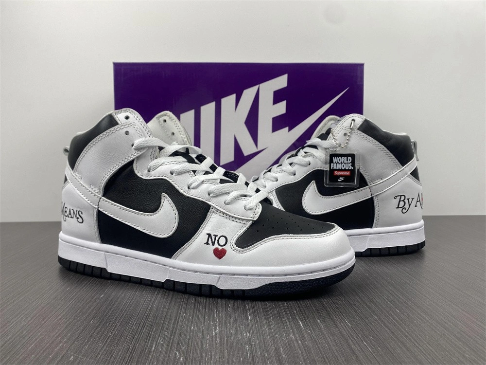 SB Dunk High Supreme By Any Means Black DN3741- Timeless 413