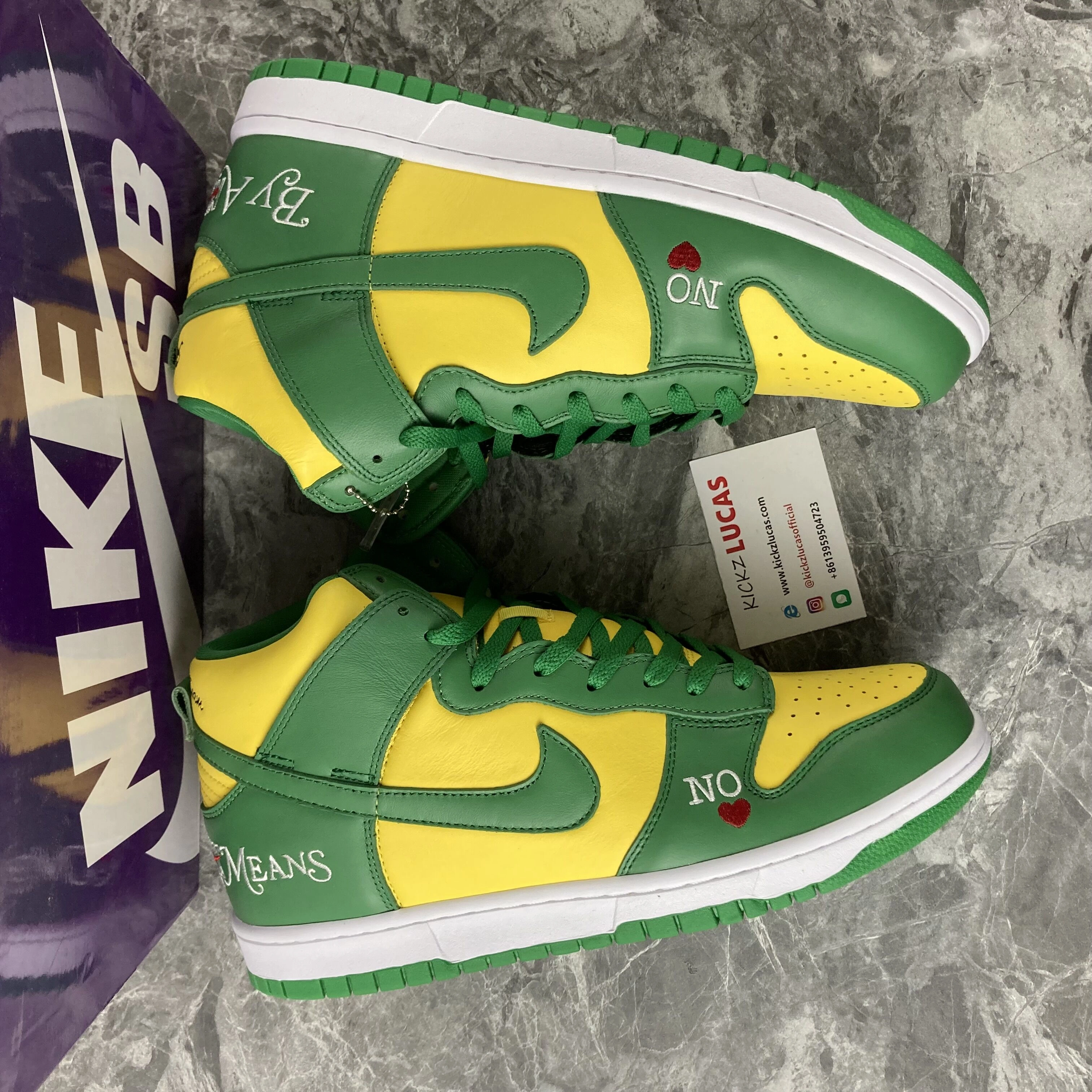 SB Dunk High Supreme By Any Means Brazil DN3741- Resilient 410