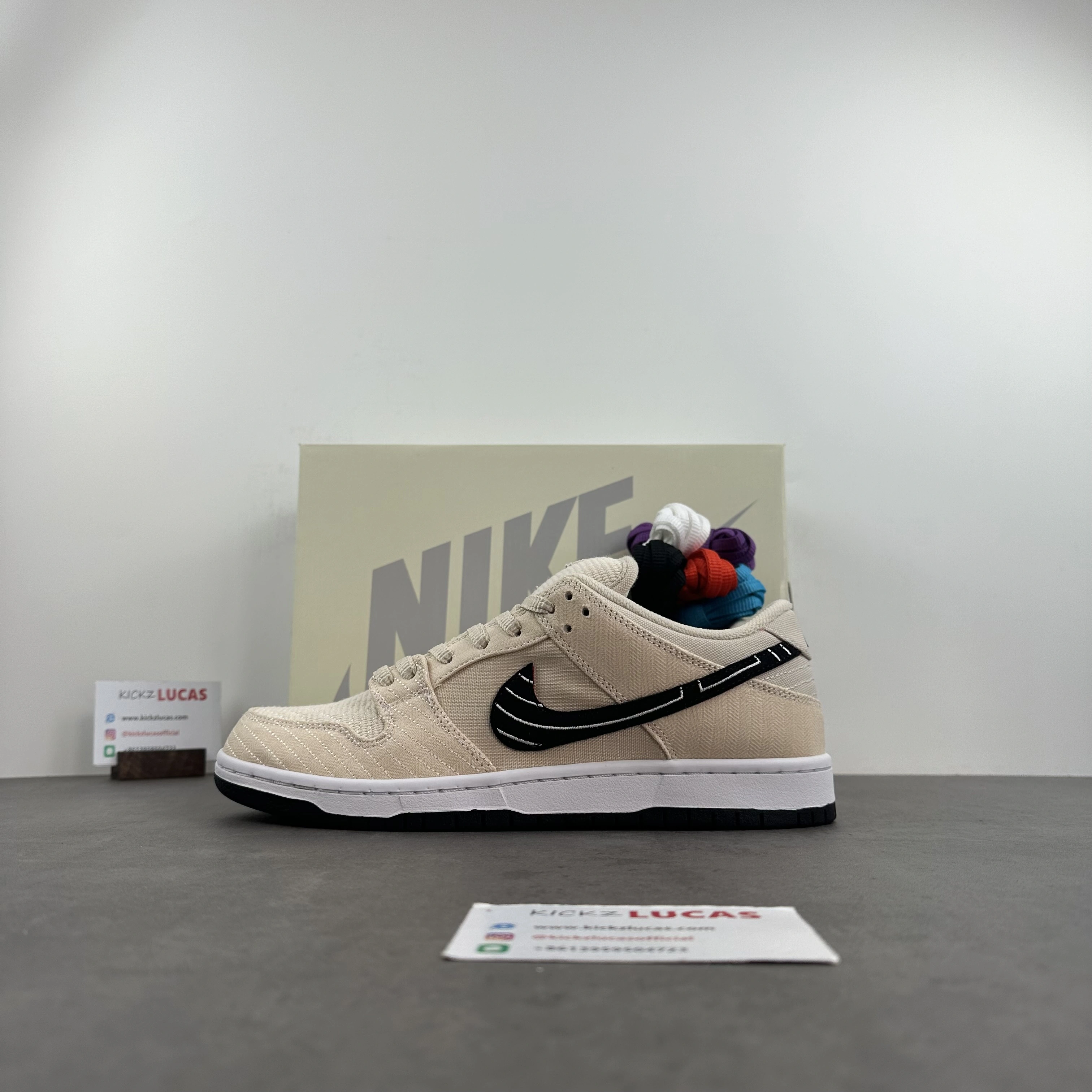 SB Dunk Low Albino & Preto FD2627- GoAnywhere 95