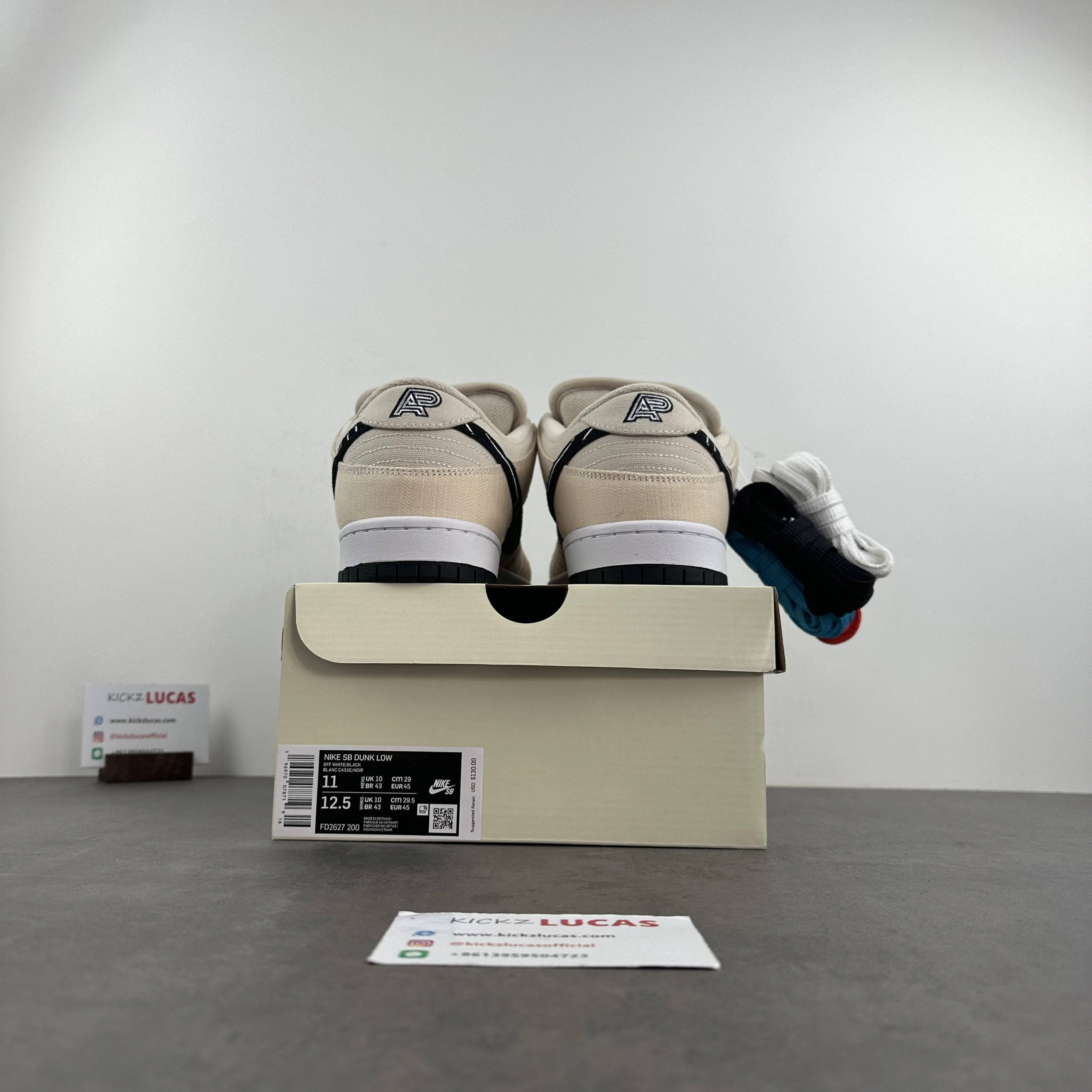 SB Dunk Low Albino & Preto FD2627- GoAnywhere 95