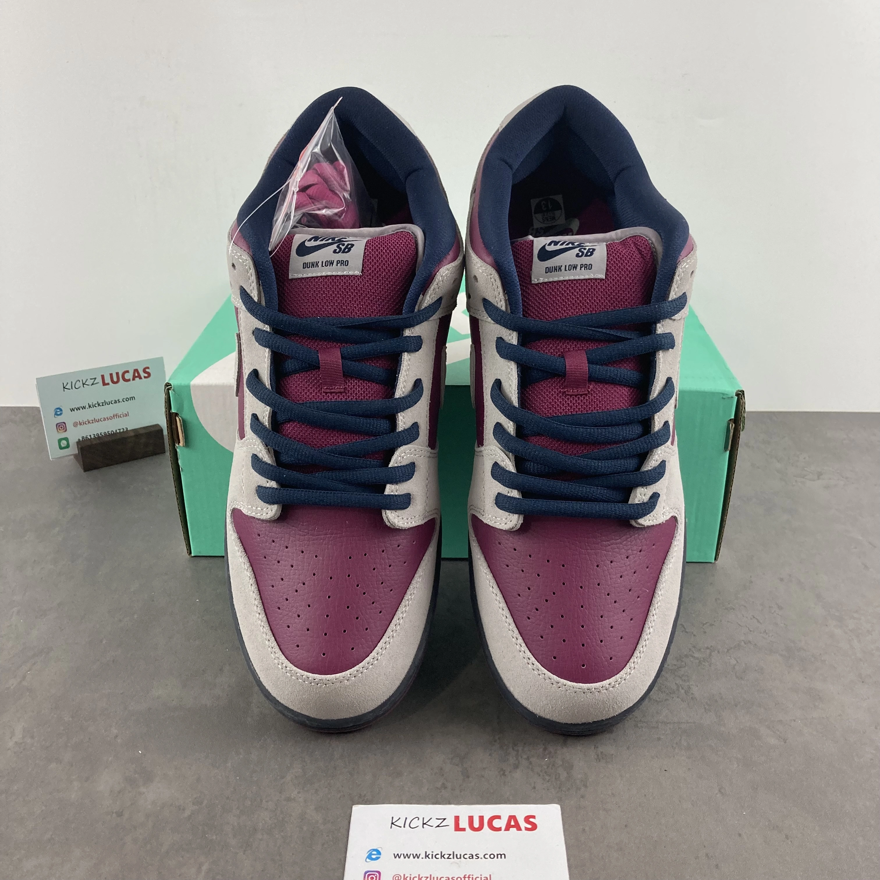 SB Dunk Low Atmosphere Grey True Berry BQ6817- Neat 295