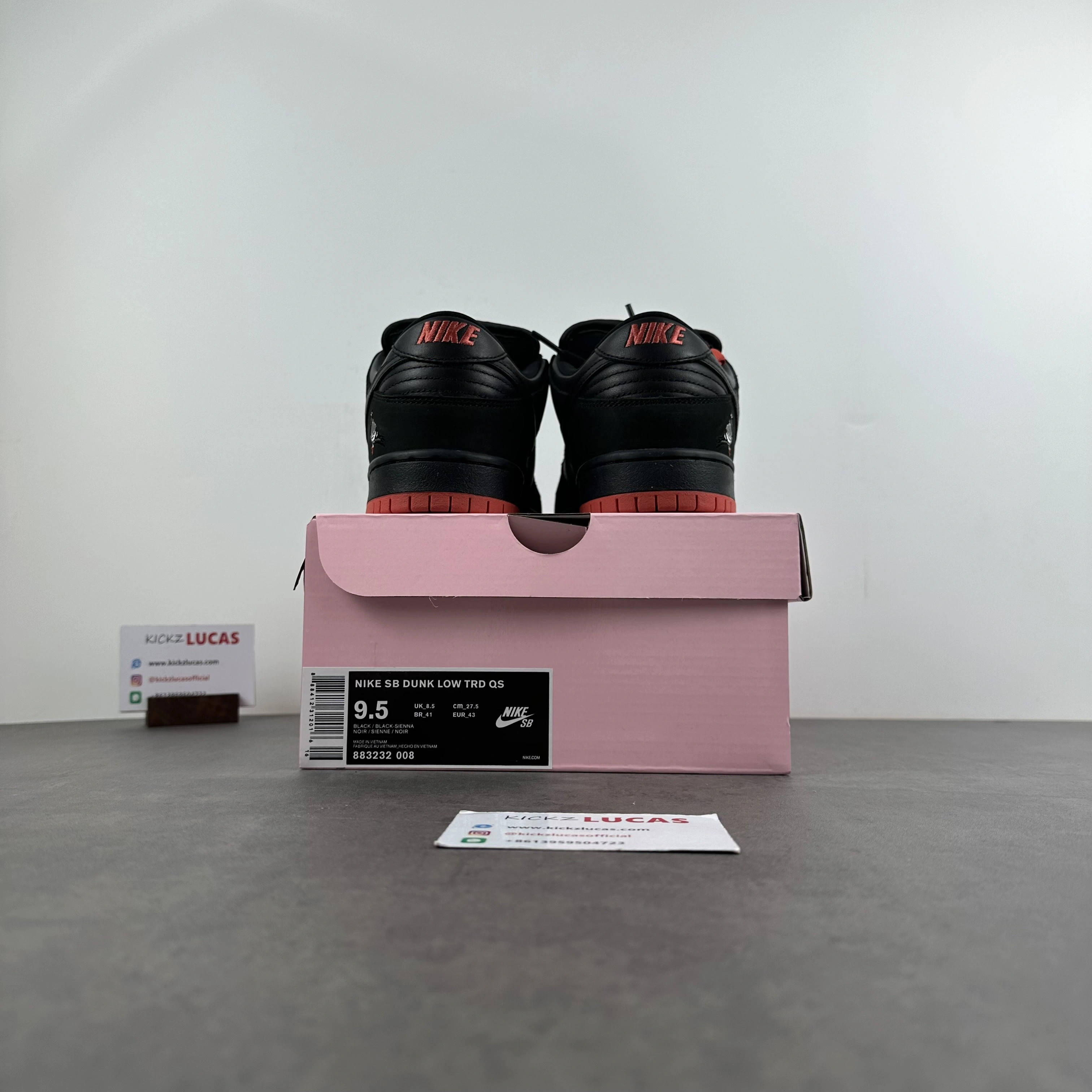 Chic SB Dunk Low Black Pigeon 883232- 60