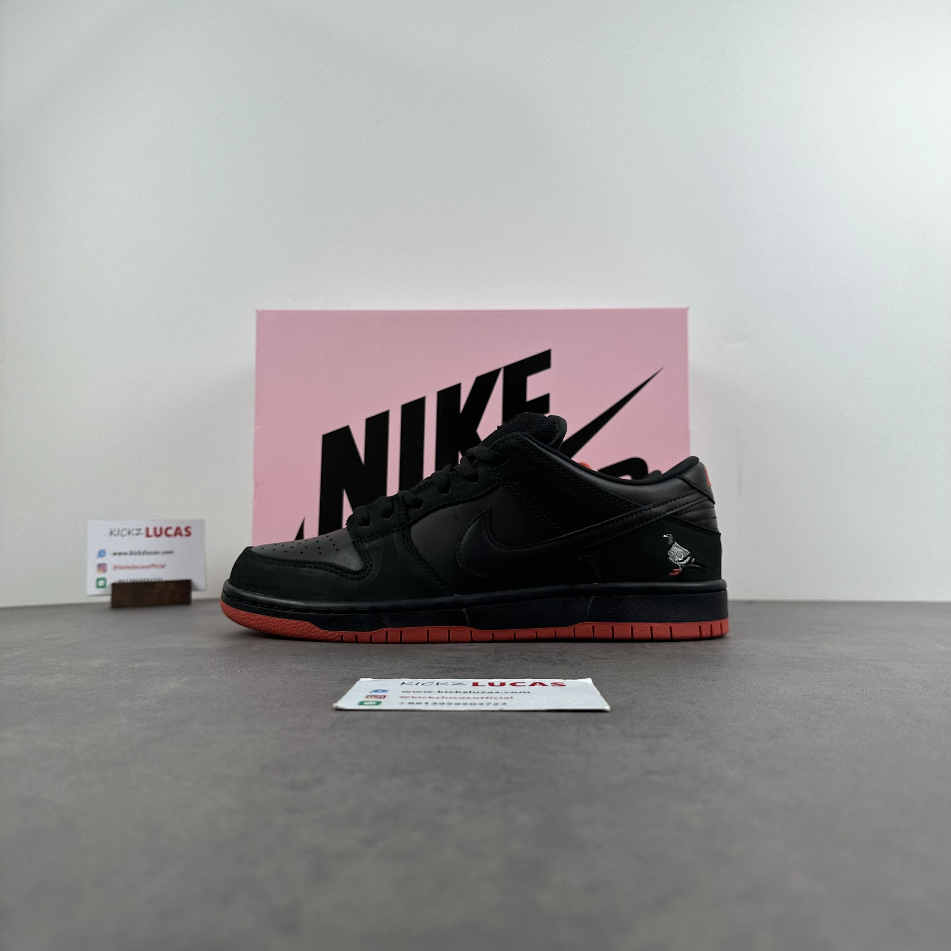 Chic SB Dunk Low Black Pigeon 883232- 60