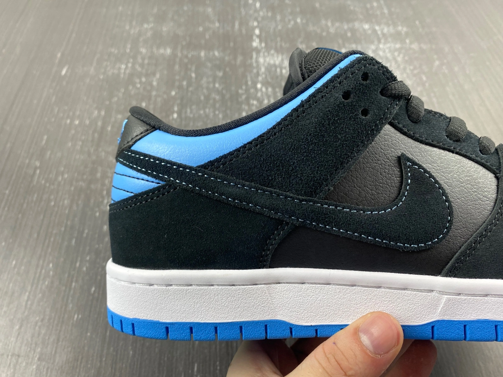 HighQuality SB Dunk Low Black University Blue 304292- 64