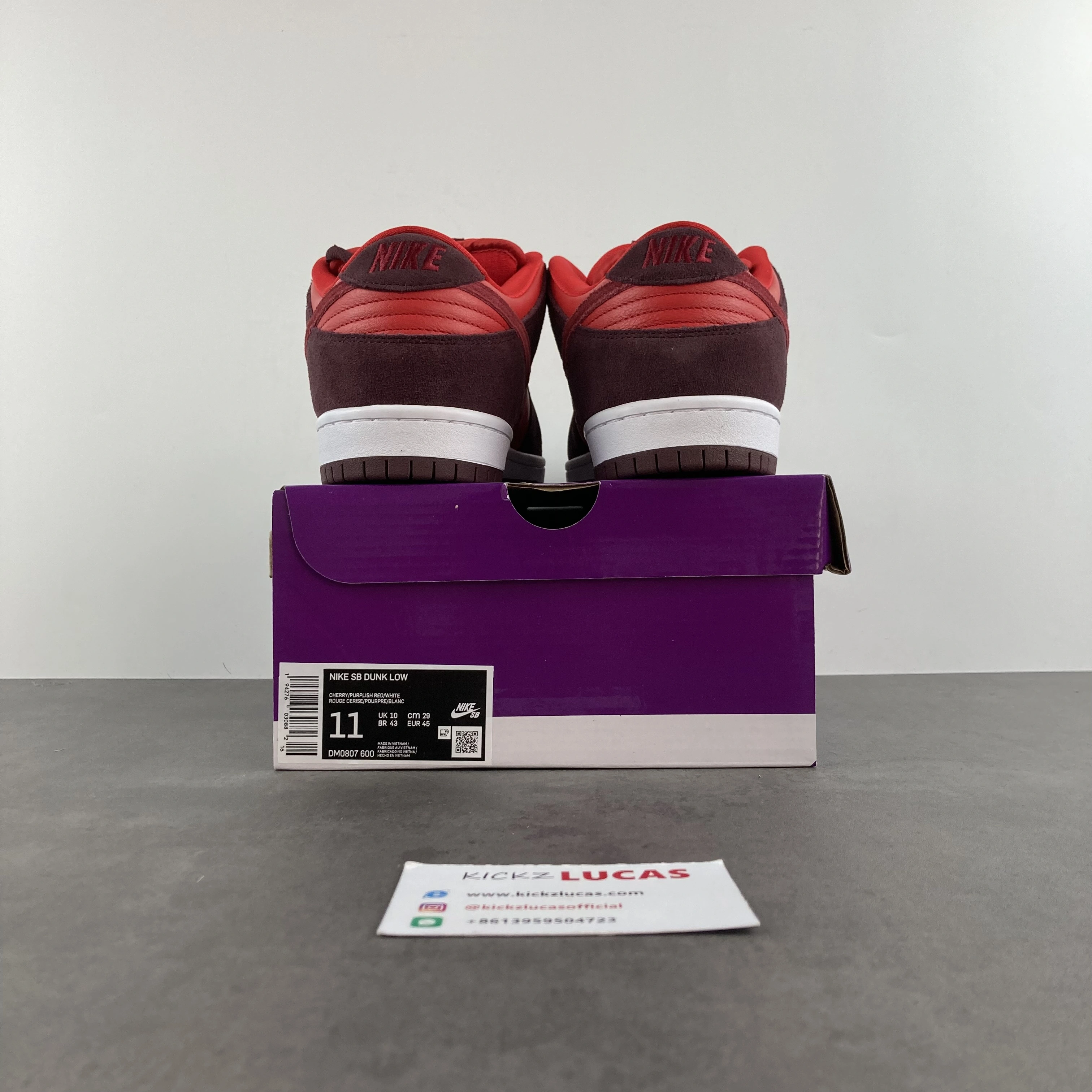 Affordable SB Dunk Low Cherry DM0807- 399