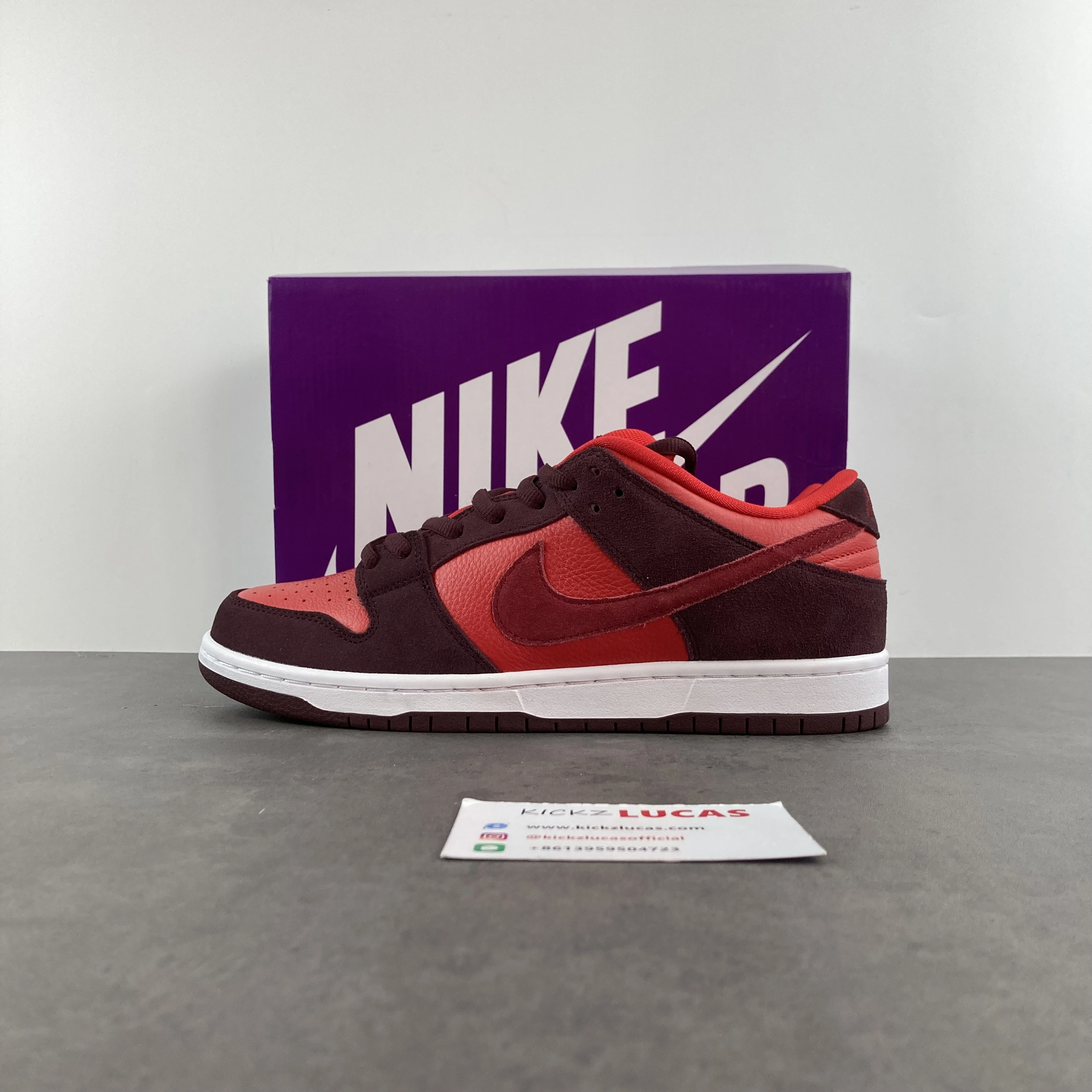 Affordable SB Dunk Low Cherry DM0807- 399