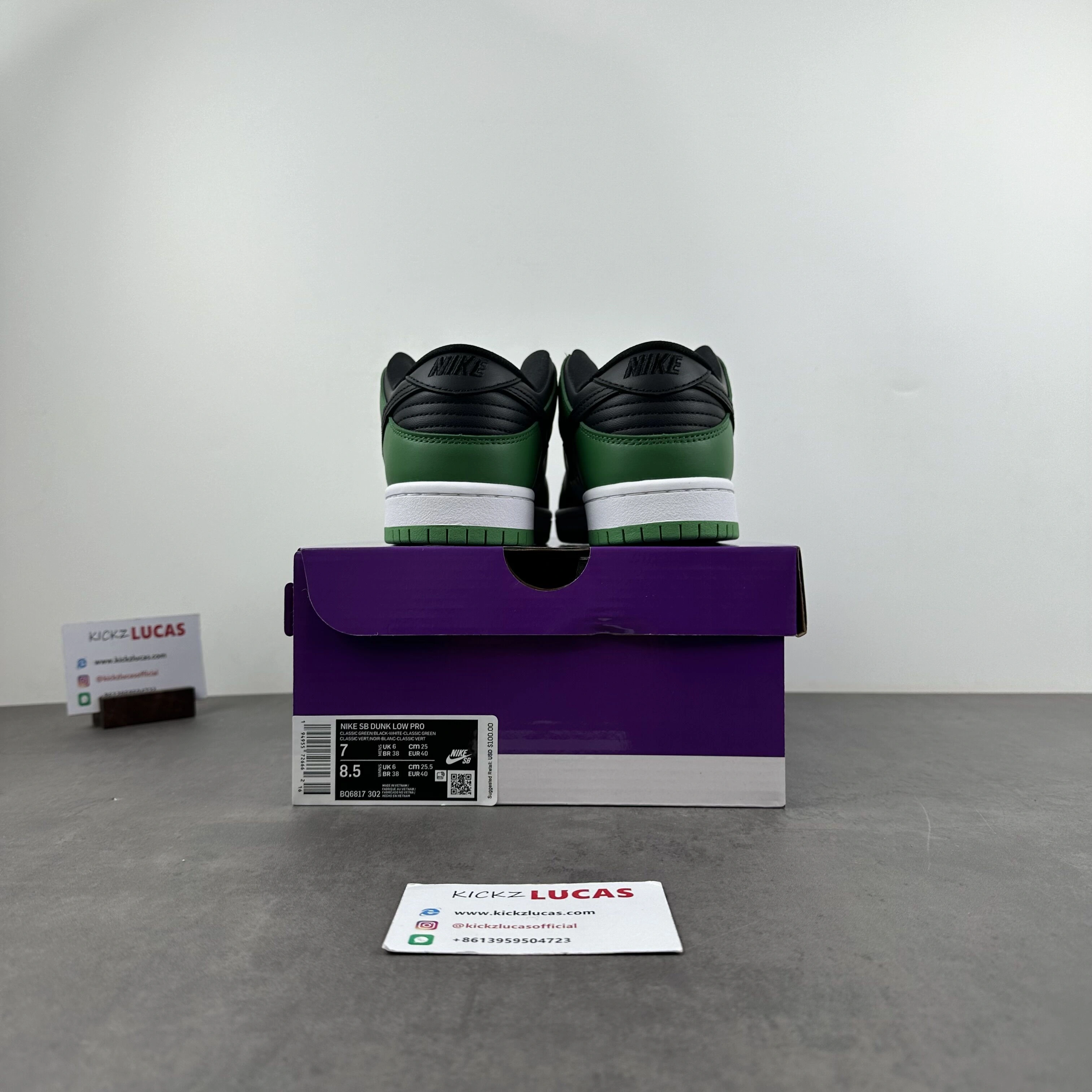 SB Dunk Low  Green BQ6817- Premium 582