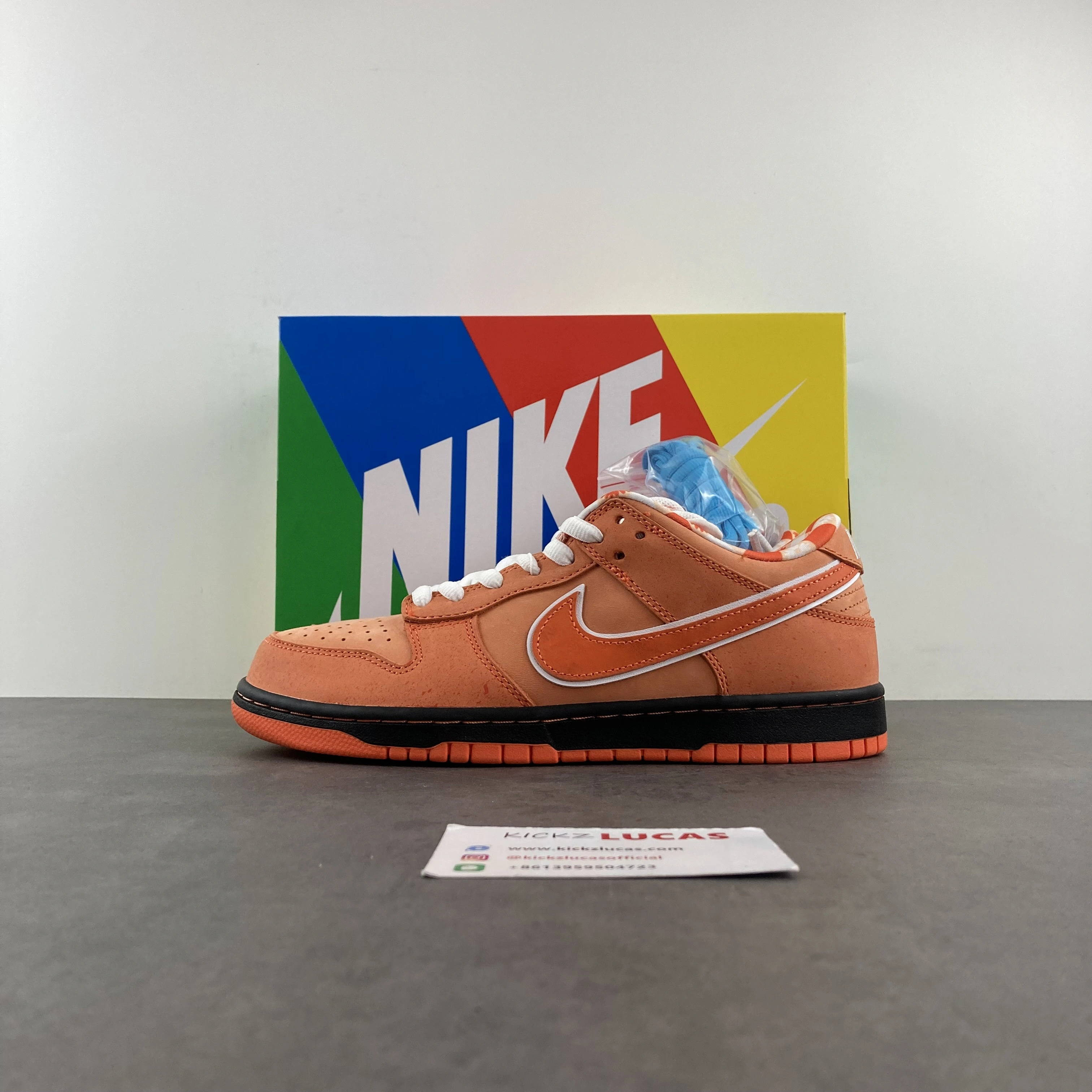 Original SB Dunk Low Concepts Orange Lobster FD8776- 352
