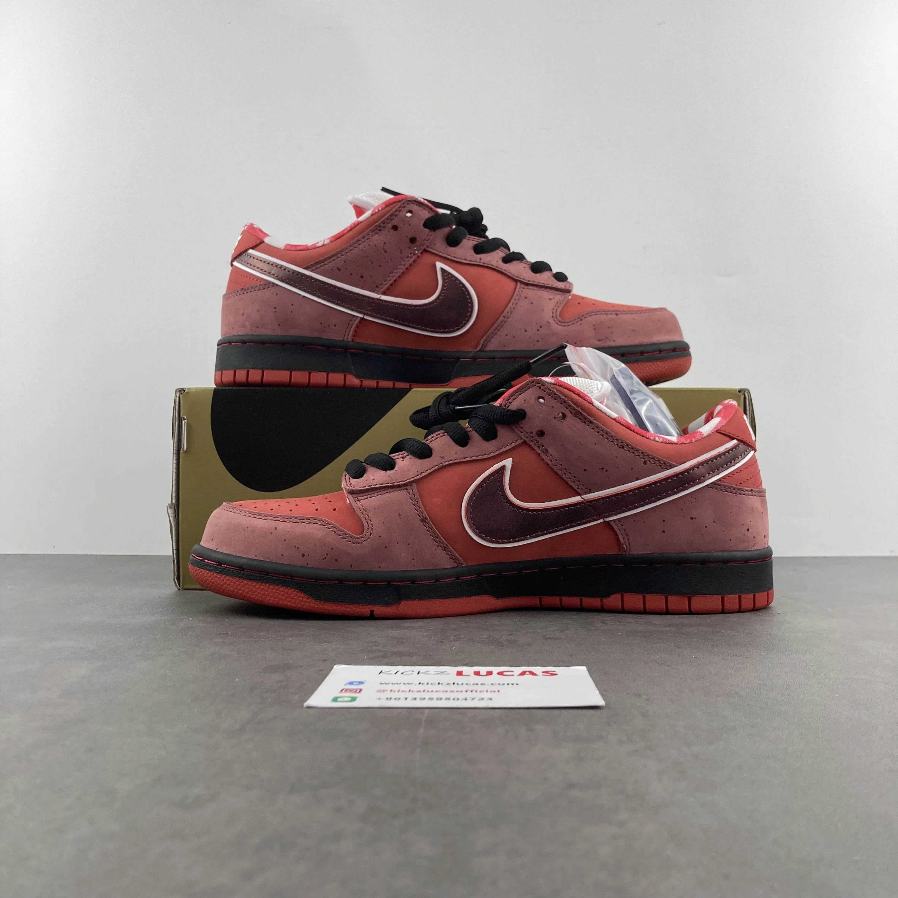Unisex SB Dunk Low Concepts Red Lobster 313170- 351