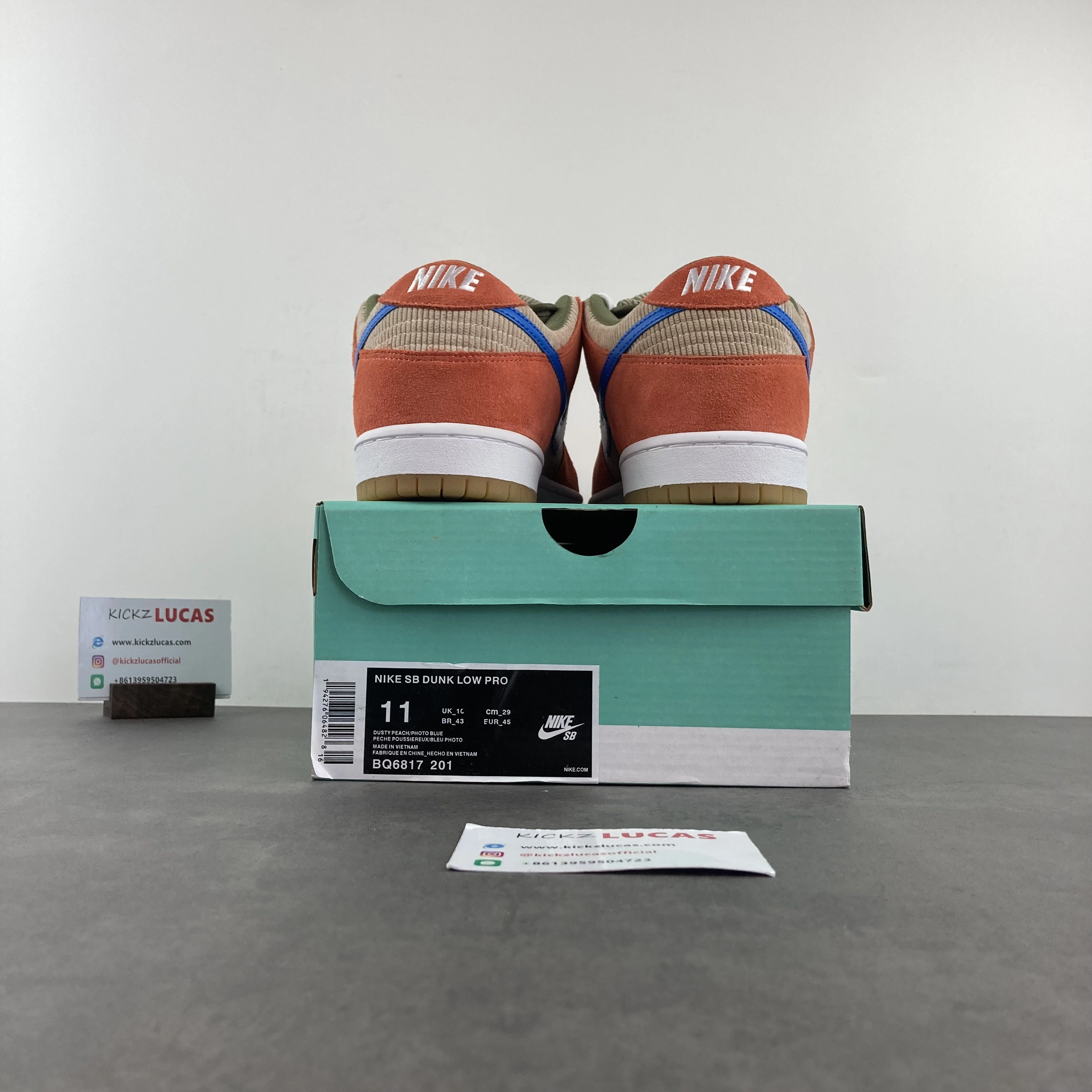 SB Dunk Low Corduroy Dusty Peach BQ6817- WeatherProof 616