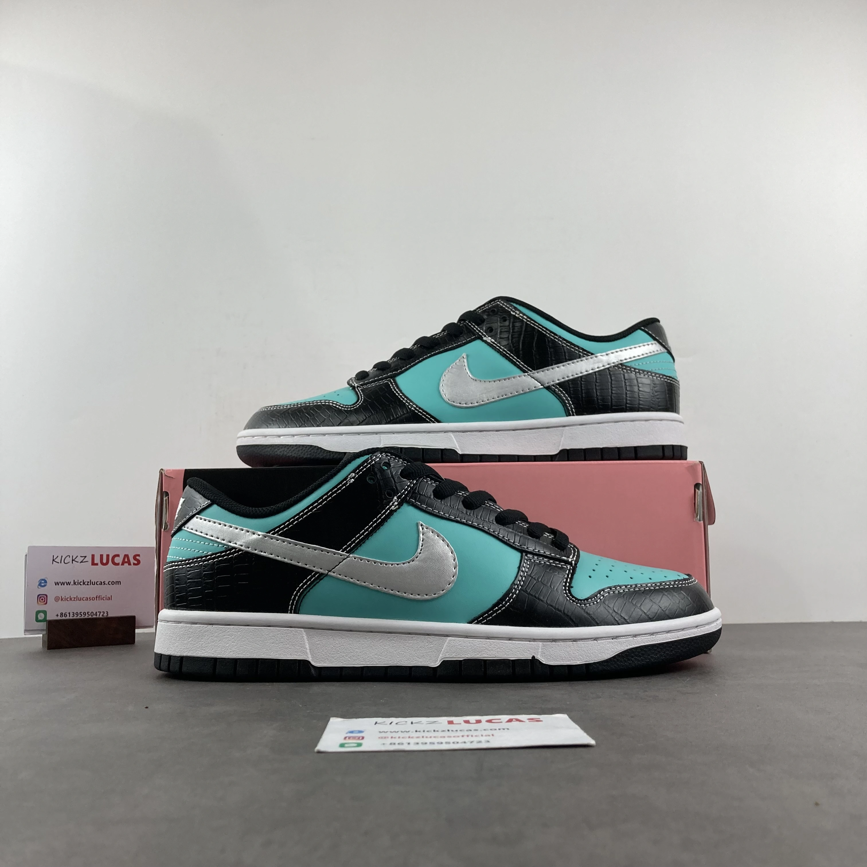 SB Dunk Low Diamond Supply Co. Aqua Blue Style 304292- AllSeason 225