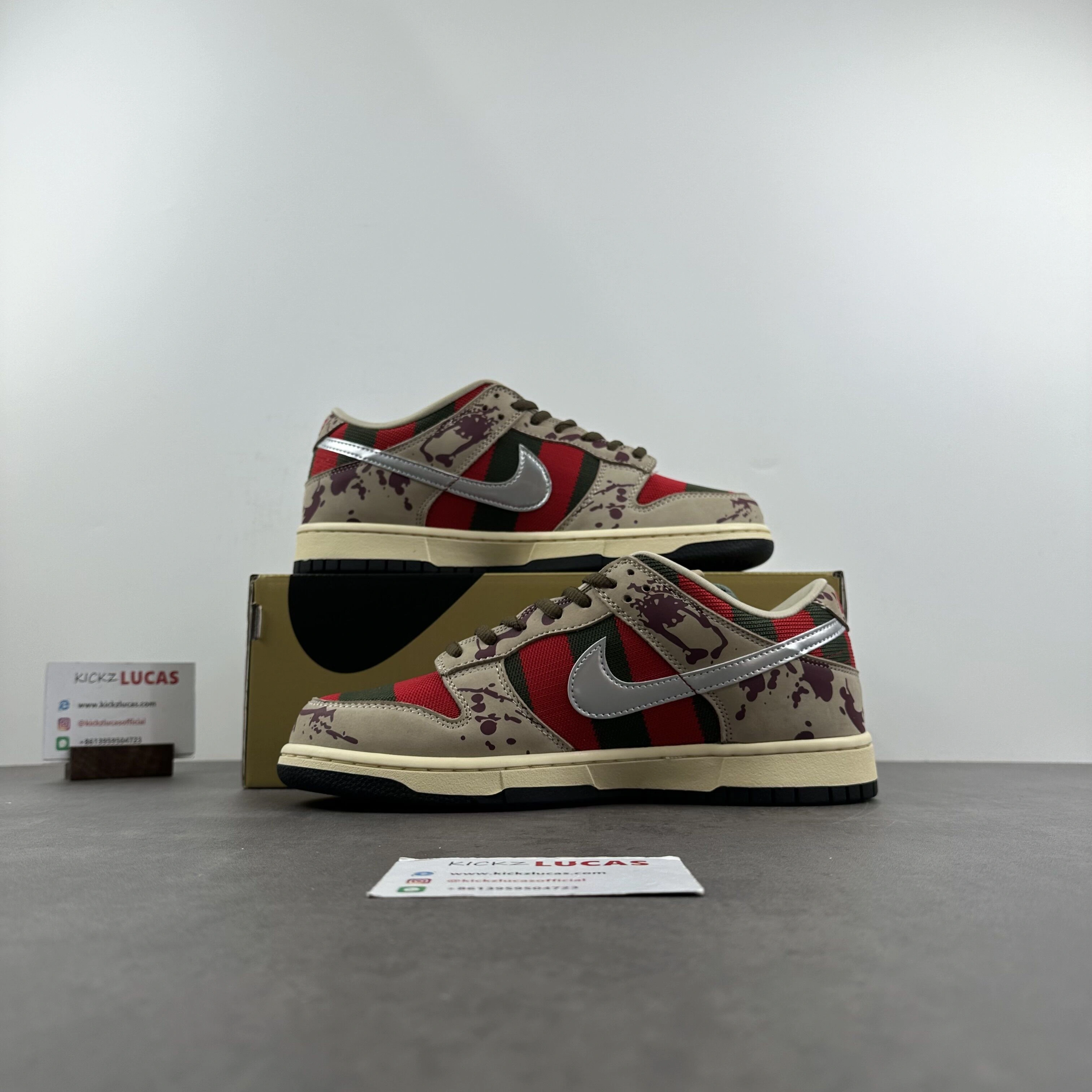OdorResistant SB Dunk Low Freddy Krueger 313170- 170