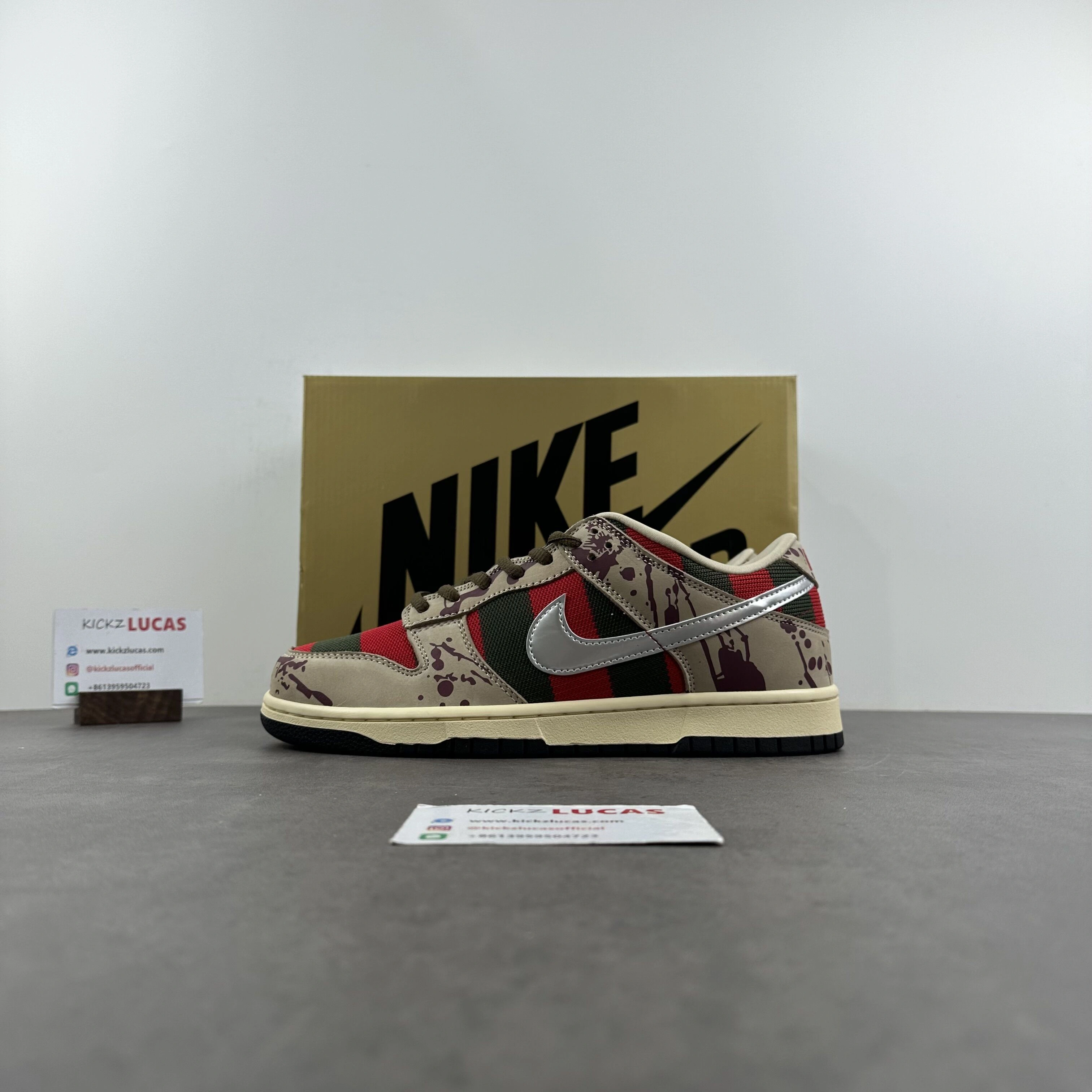 OdorResistant SB Dunk Low Freddy Krueger 313170- 170