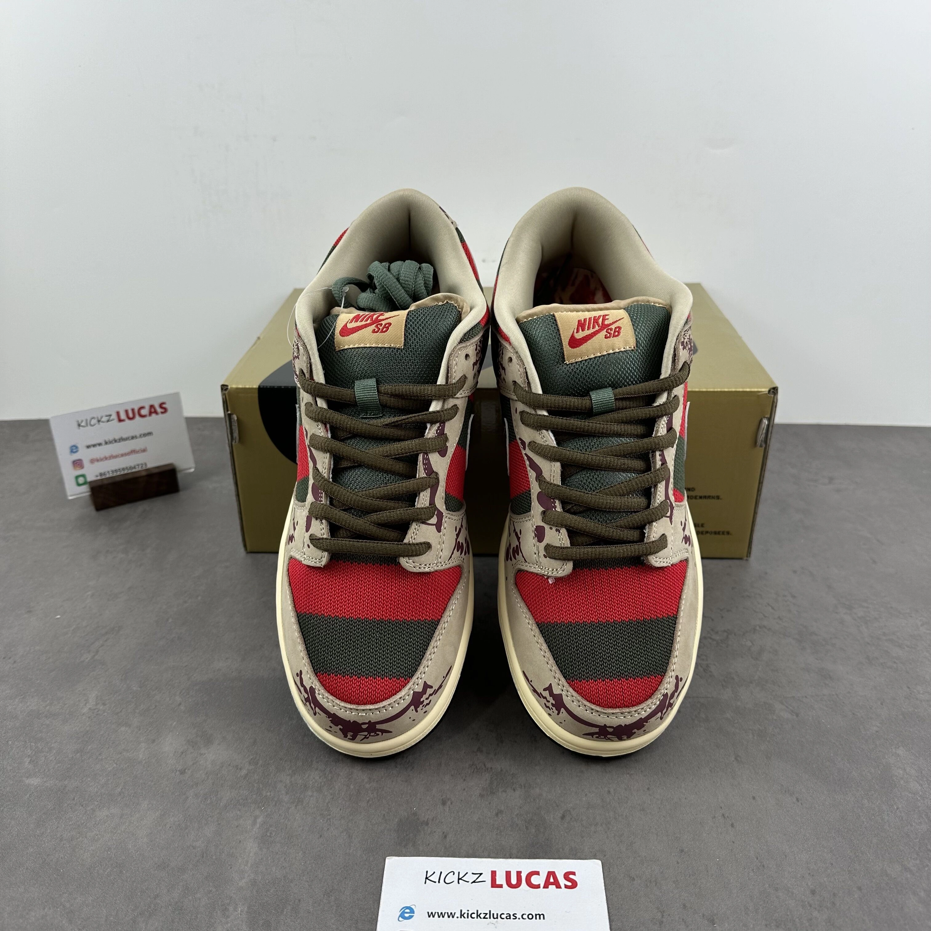 OdorResistant SB Dunk Low Freddy Krueger 313170- 170