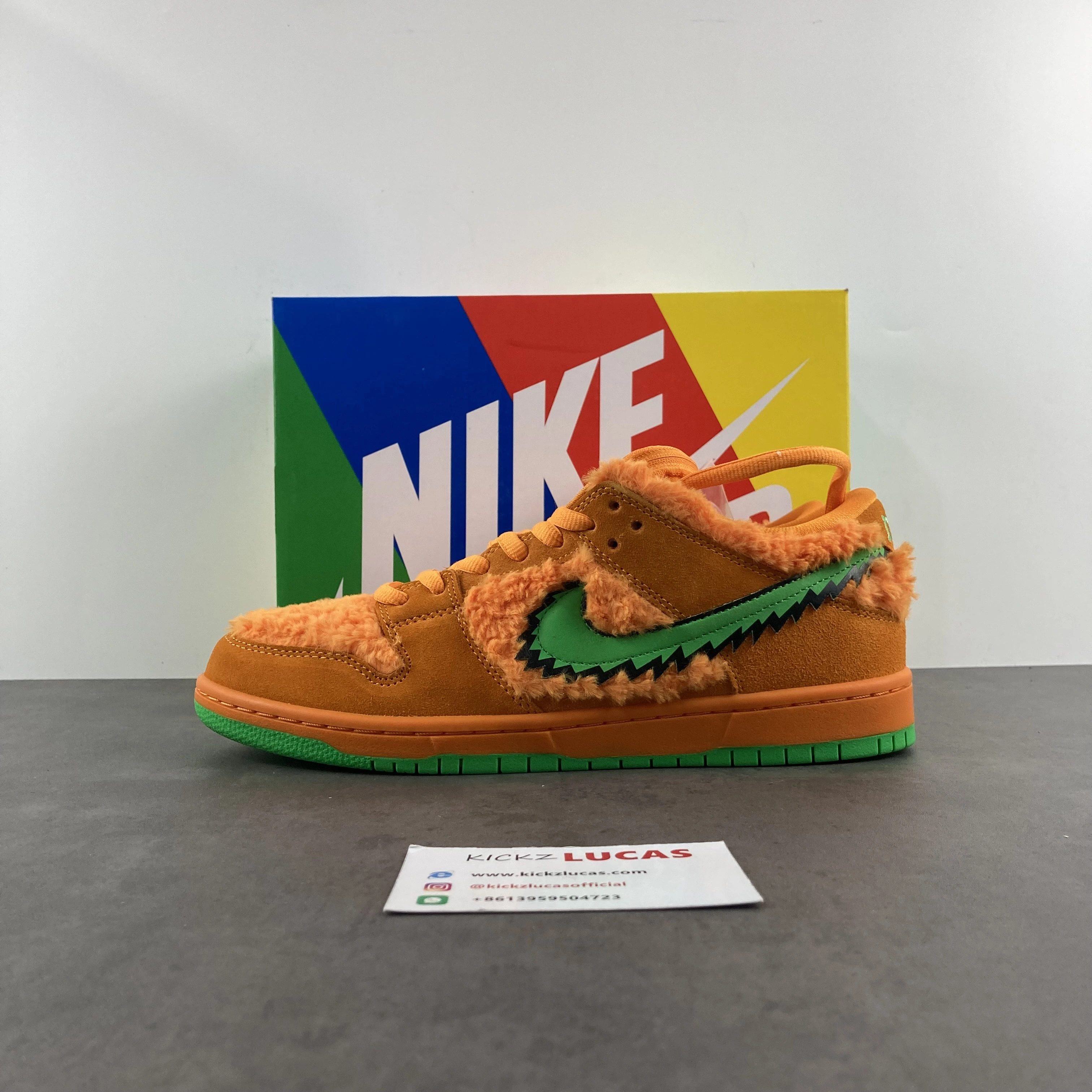 SB Dunk Low Grateful Dead Bears Orange CJ5378- Stretchable 158
