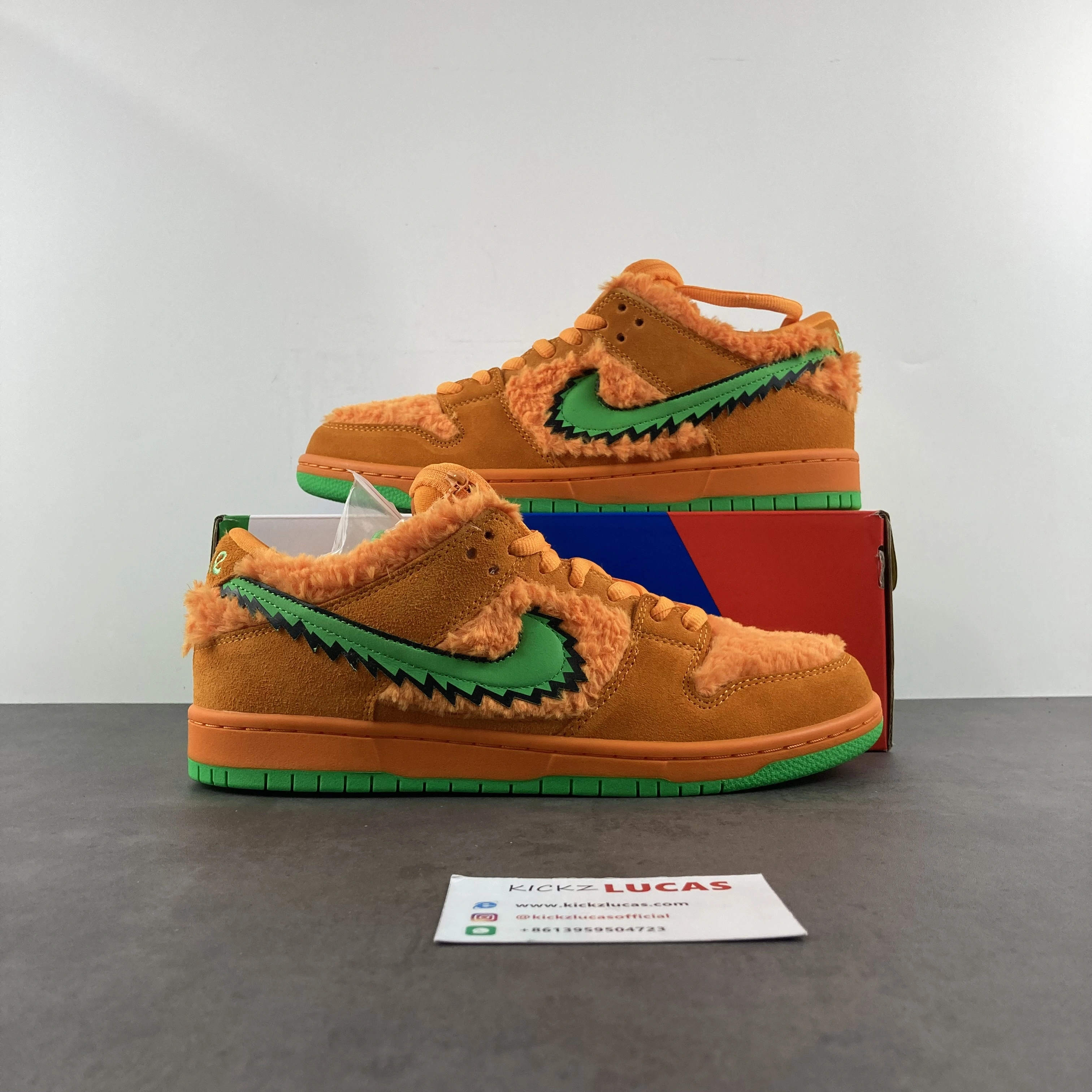 SB Dunk Low Grateful Dead Bears Orange CJ5378- Stretchable 158