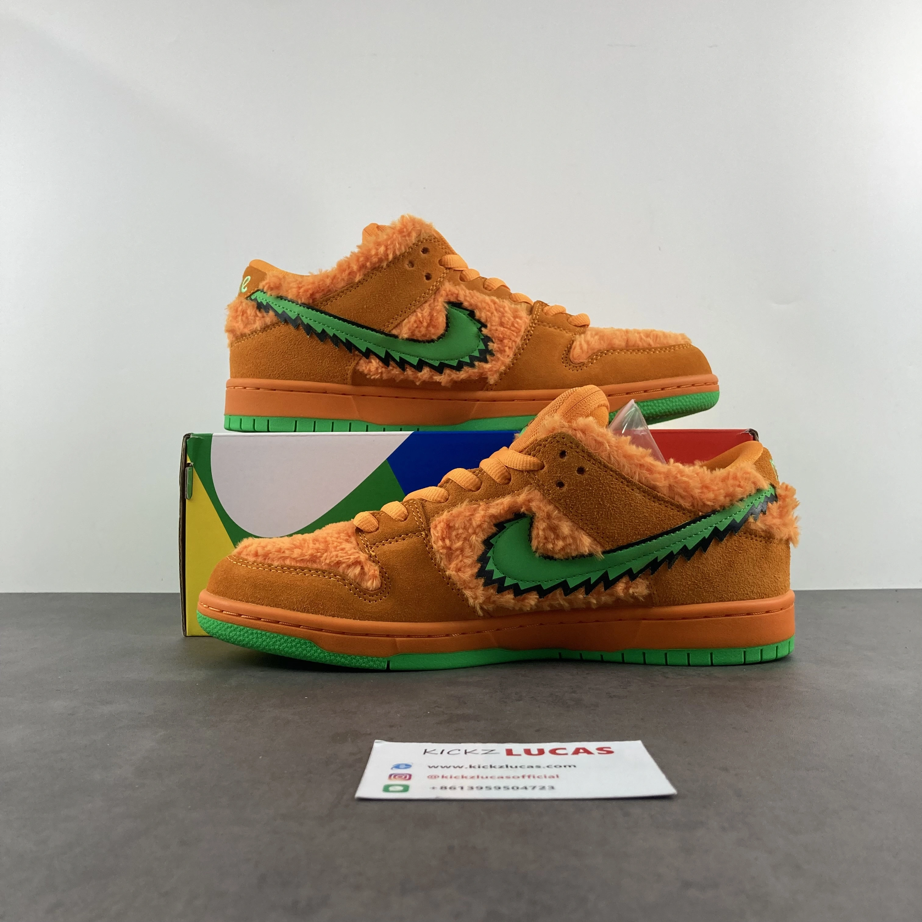 SB Dunk Low Grateful Dead Bears Orange CJ5378- Stretchable 158