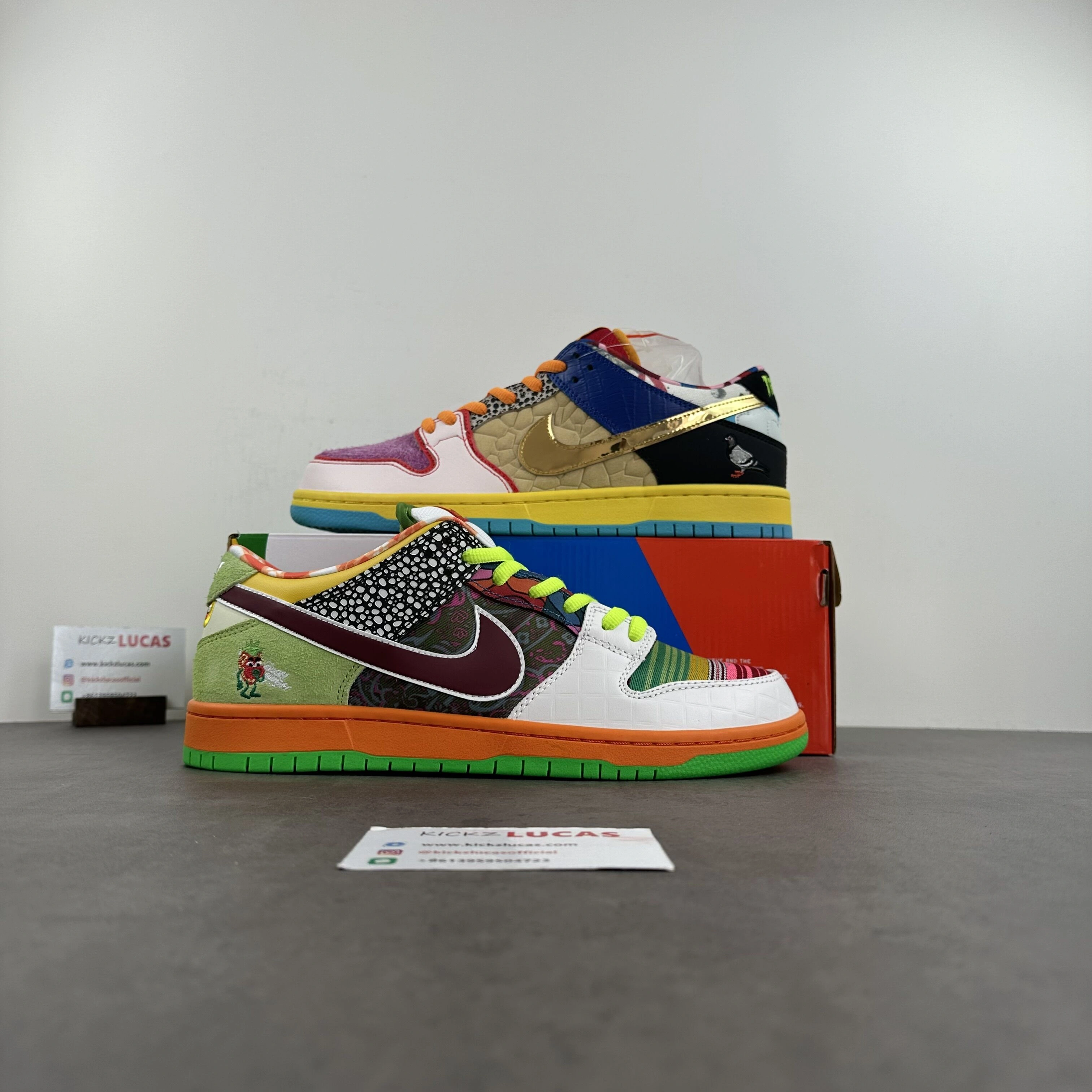 DailyWear SB Dunk Low Johnnyhkicks Custom What The Dunk DM0807- 102