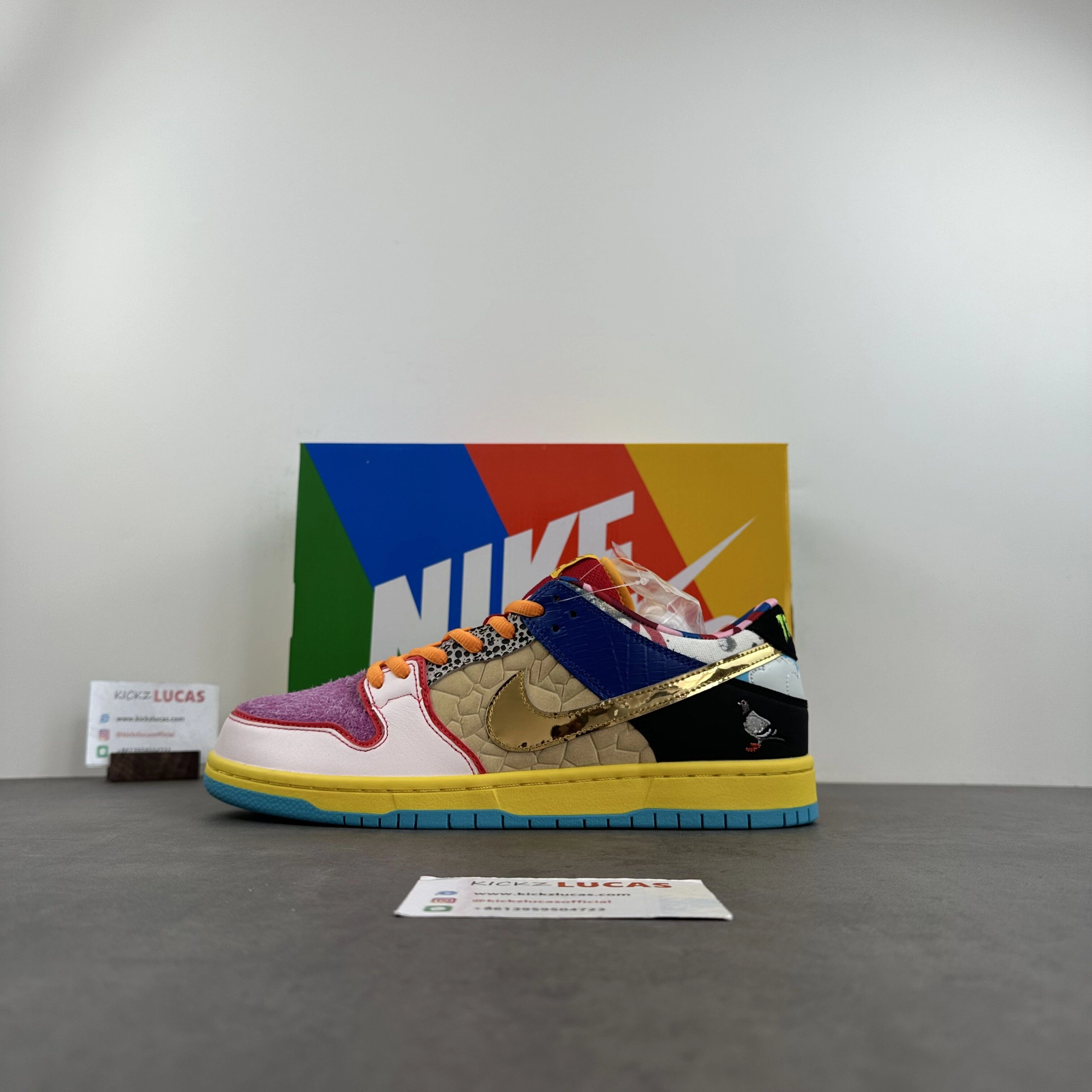 DailyWear SB Dunk Low Johnnyhkicks Custom What The Dunk DM0807- 102