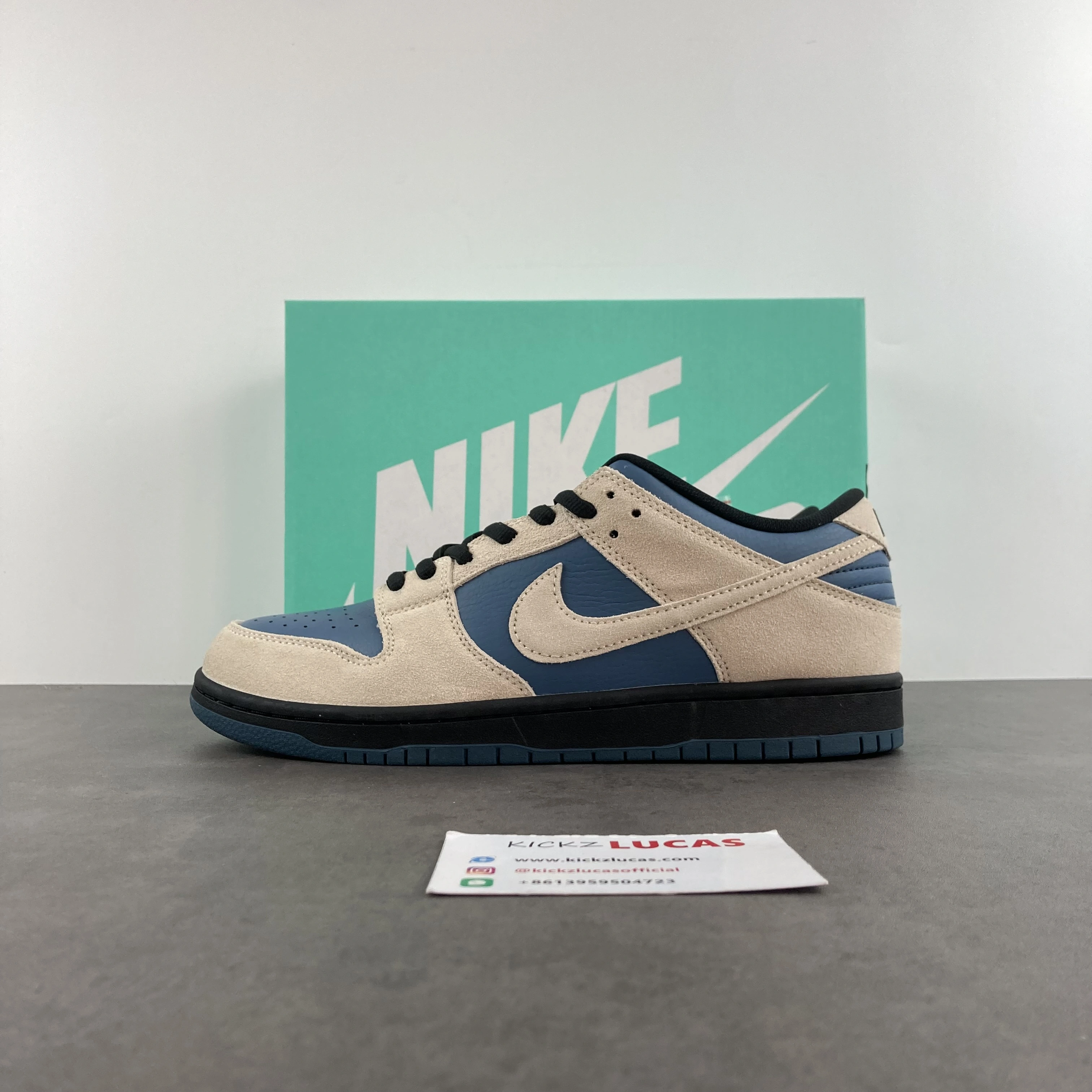 SB Dunk Low Light Cream Thunderstorm BQ6817- Versatile 329