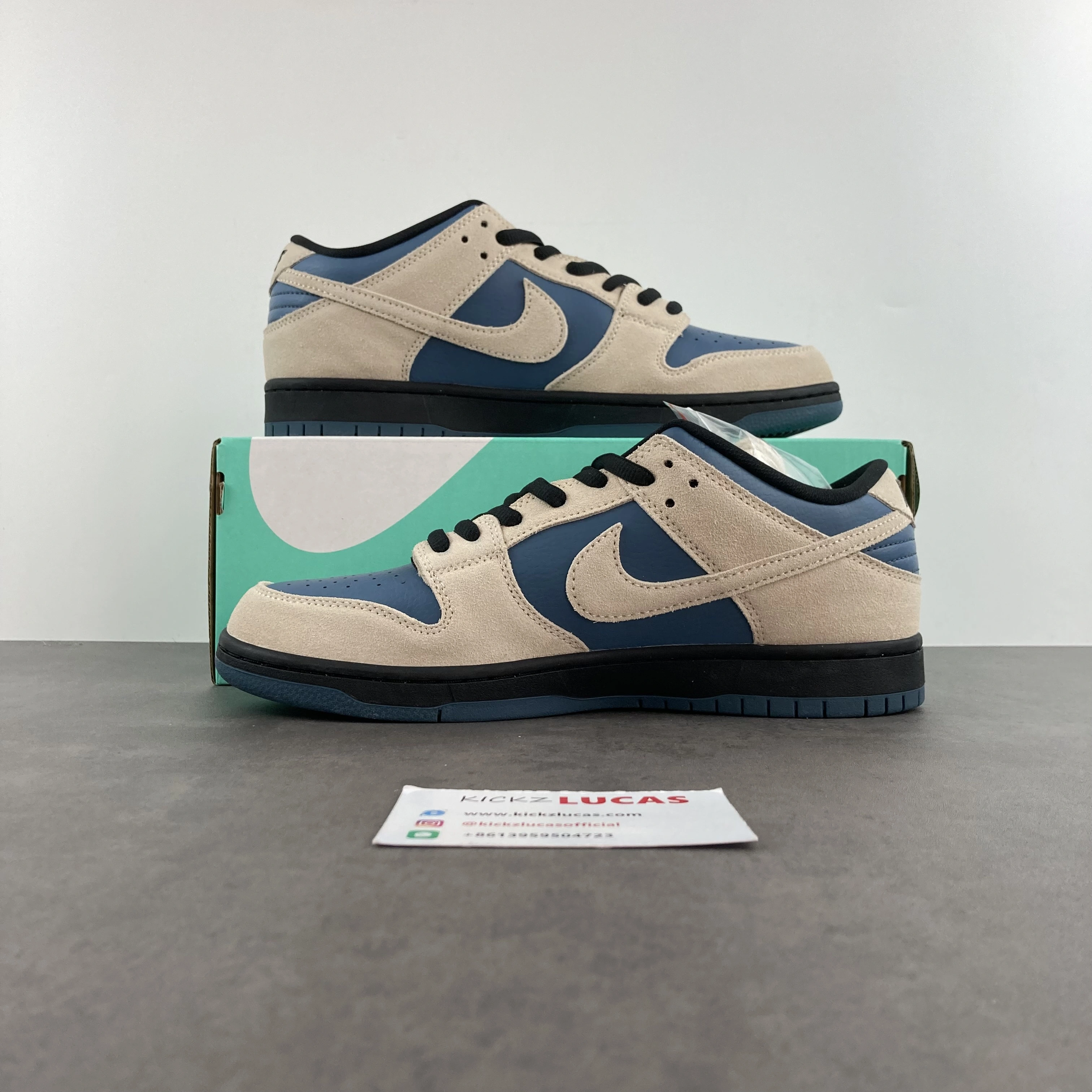 SB Dunk Low Light Cream Thunderstorm BQ6817- Versatile 329