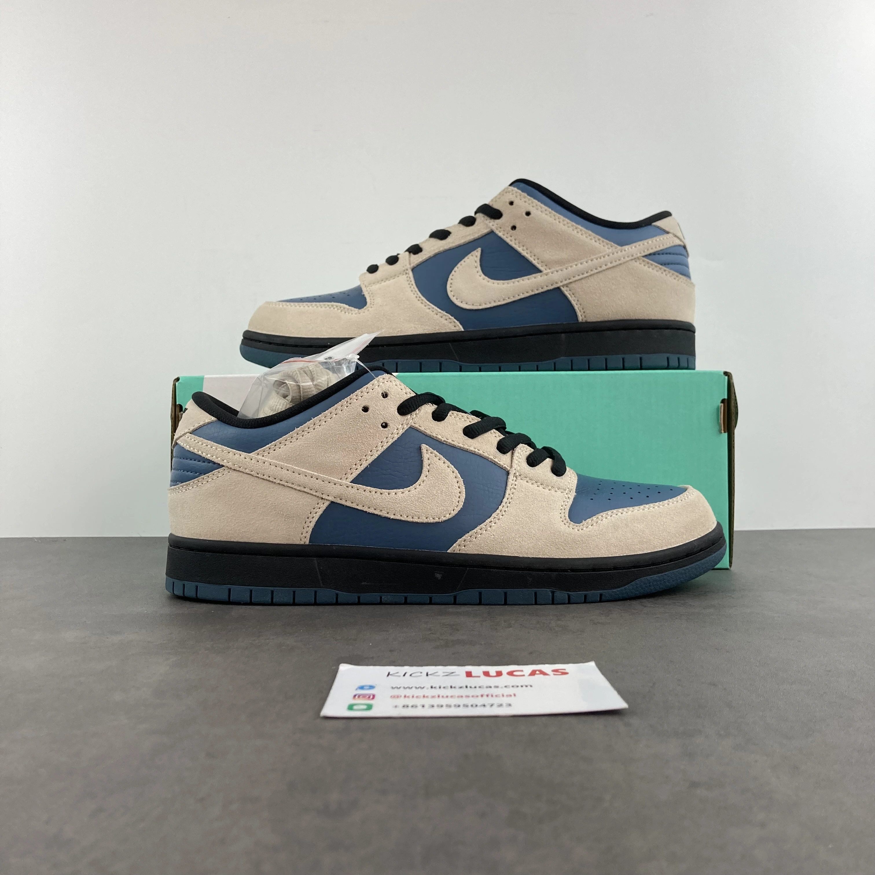 SB Dunk Low Light Cream Thunderstorm BQ6817- Versatile 329