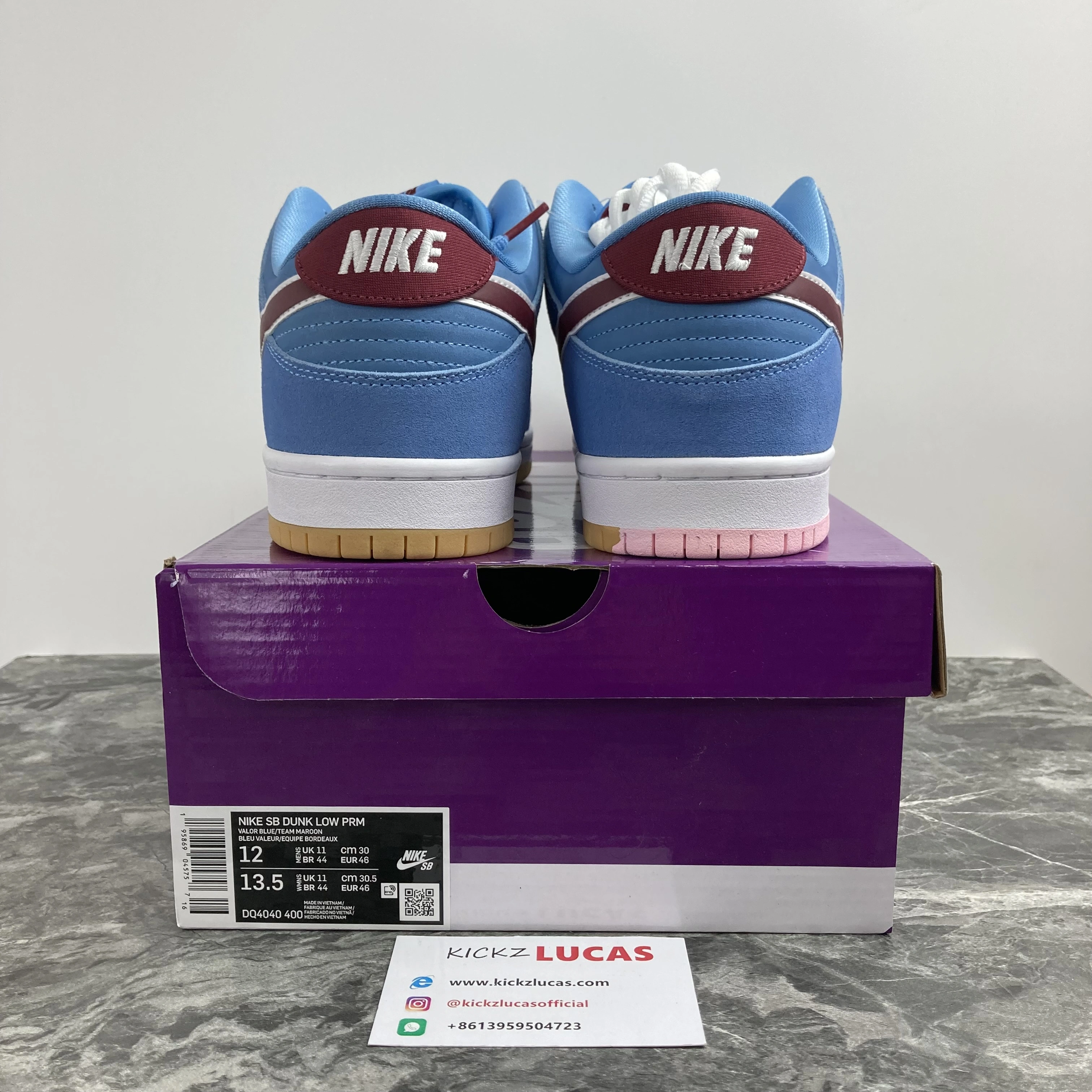 ZeroBulk SB Dunk Low Philadelphia Phillies DQ4040- 368