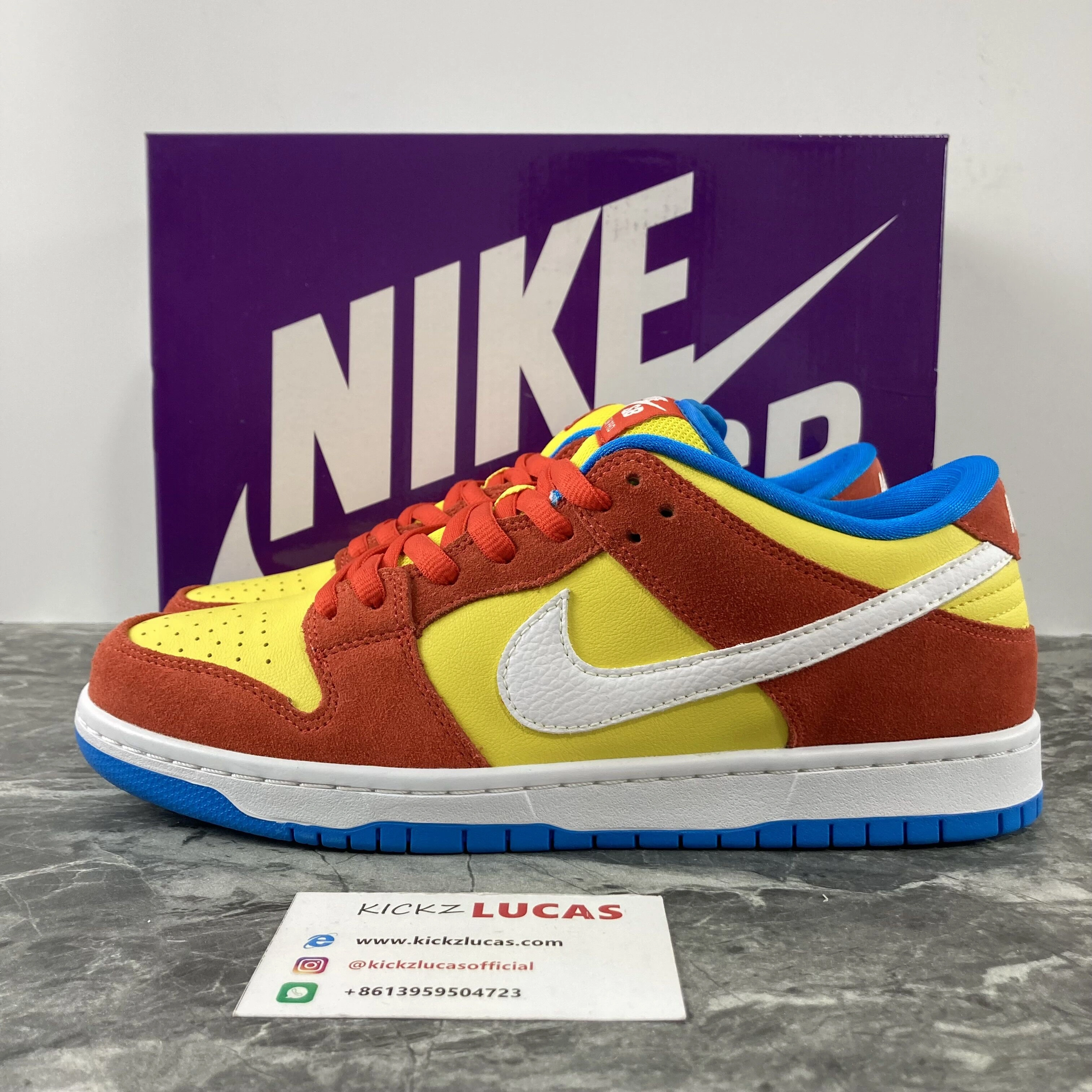SB Dunk Low Pro Bart Simpson BQ6817- Durable 405