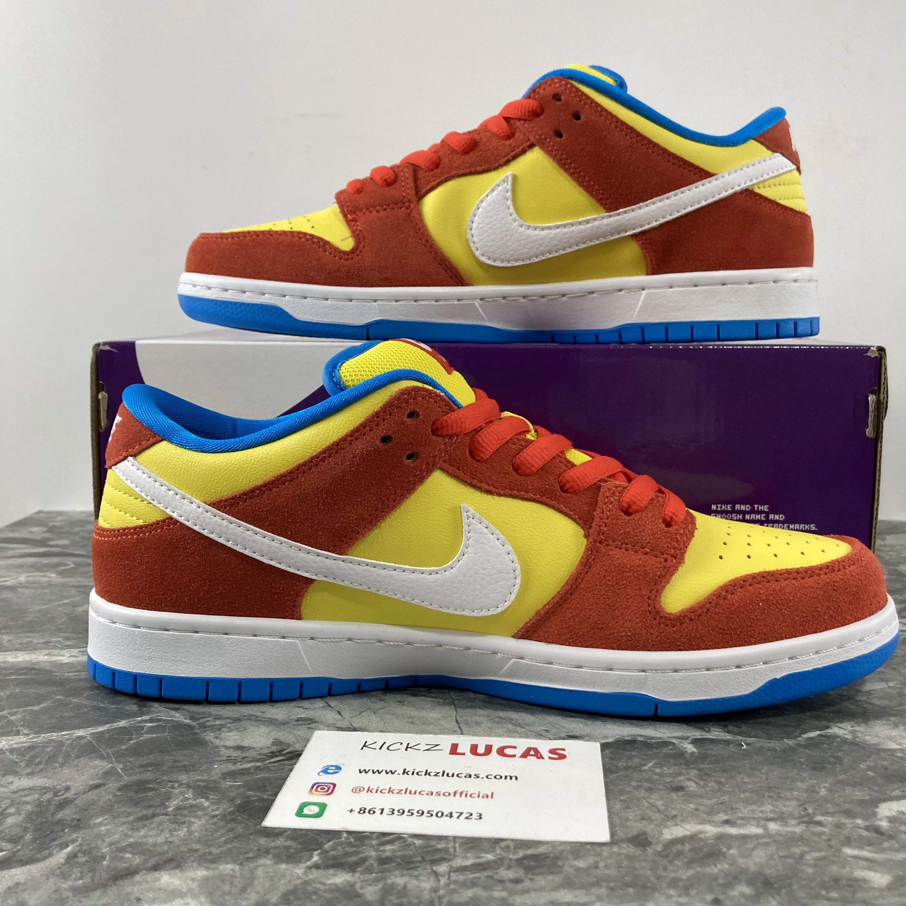SB Dunk Low Pro Bart Simpson BQ6817- Durable 405