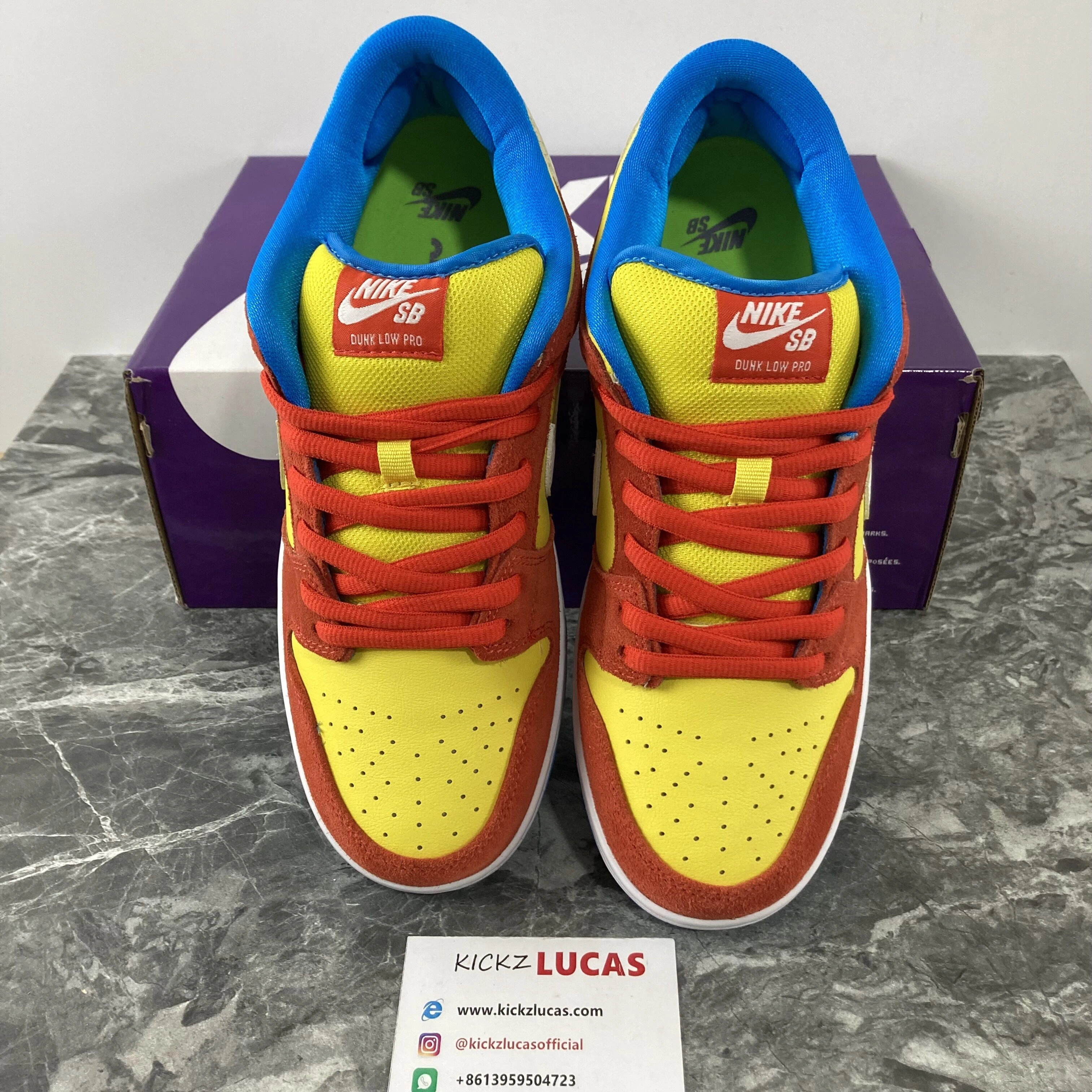 SB Dunk Low Pro Bart Simpson BQ6817- Durable 405