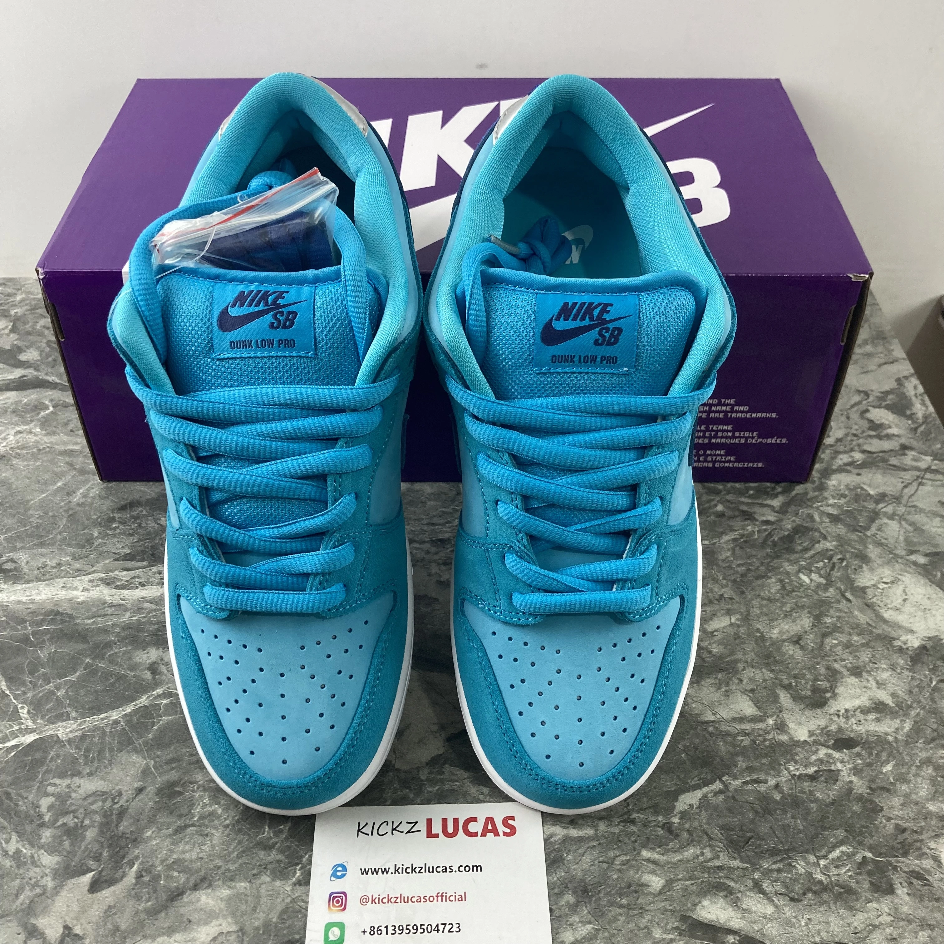 SB Dunk Low Pro Blue Fury BQ6817- Elegant 305