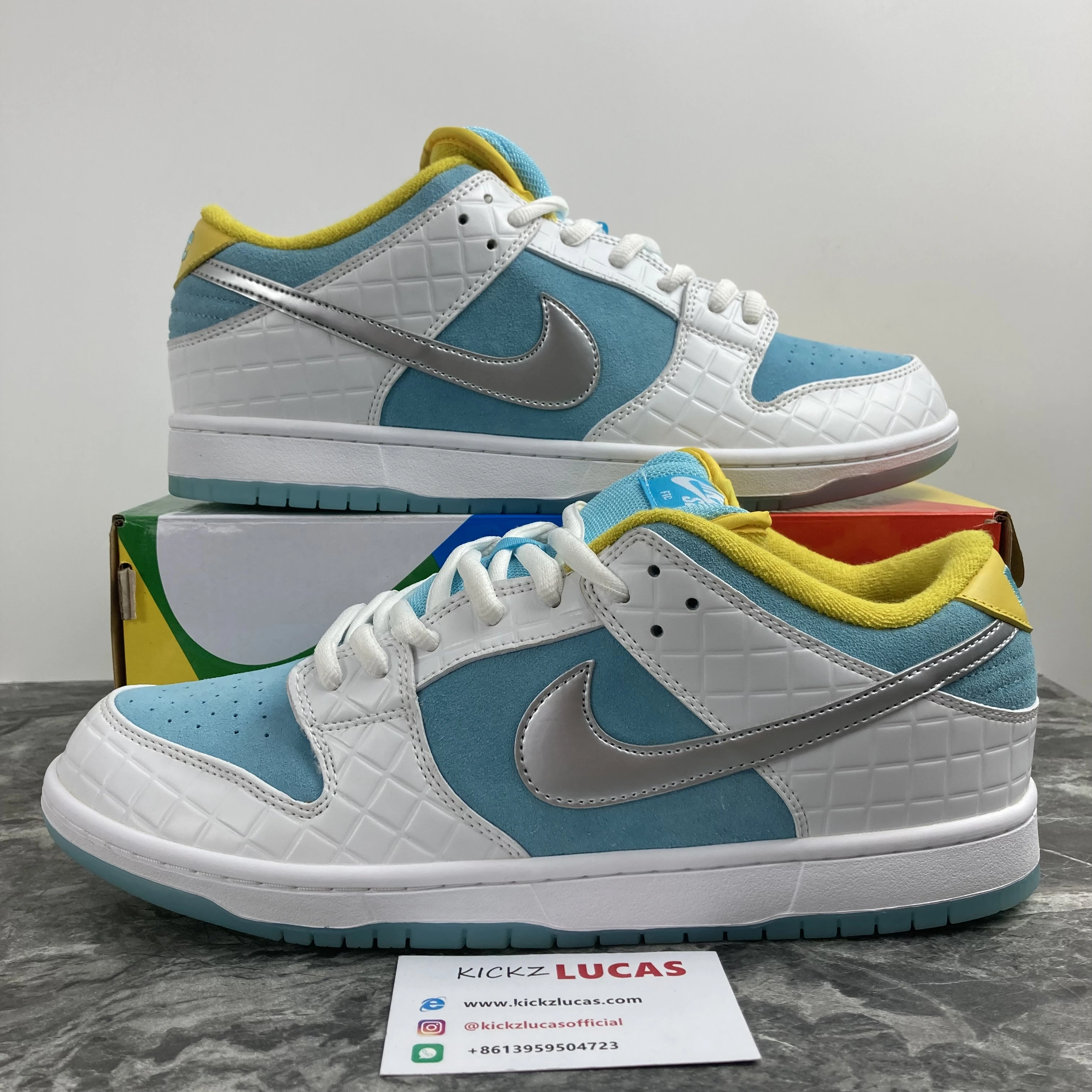 UrbanChic SB Dunk Low Pro FTC Lagoon Pulse DH7687- 566