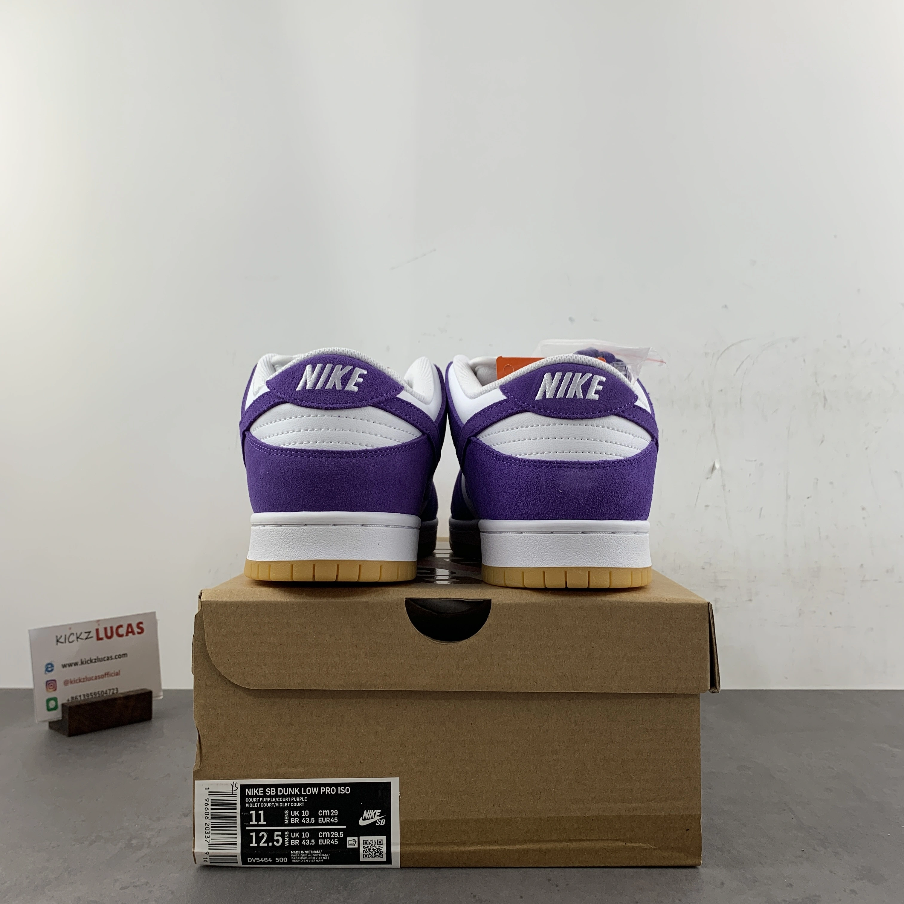 FastDry SB Dunk Low Pro ISO Orange Label Court Purple DV5464- 138
