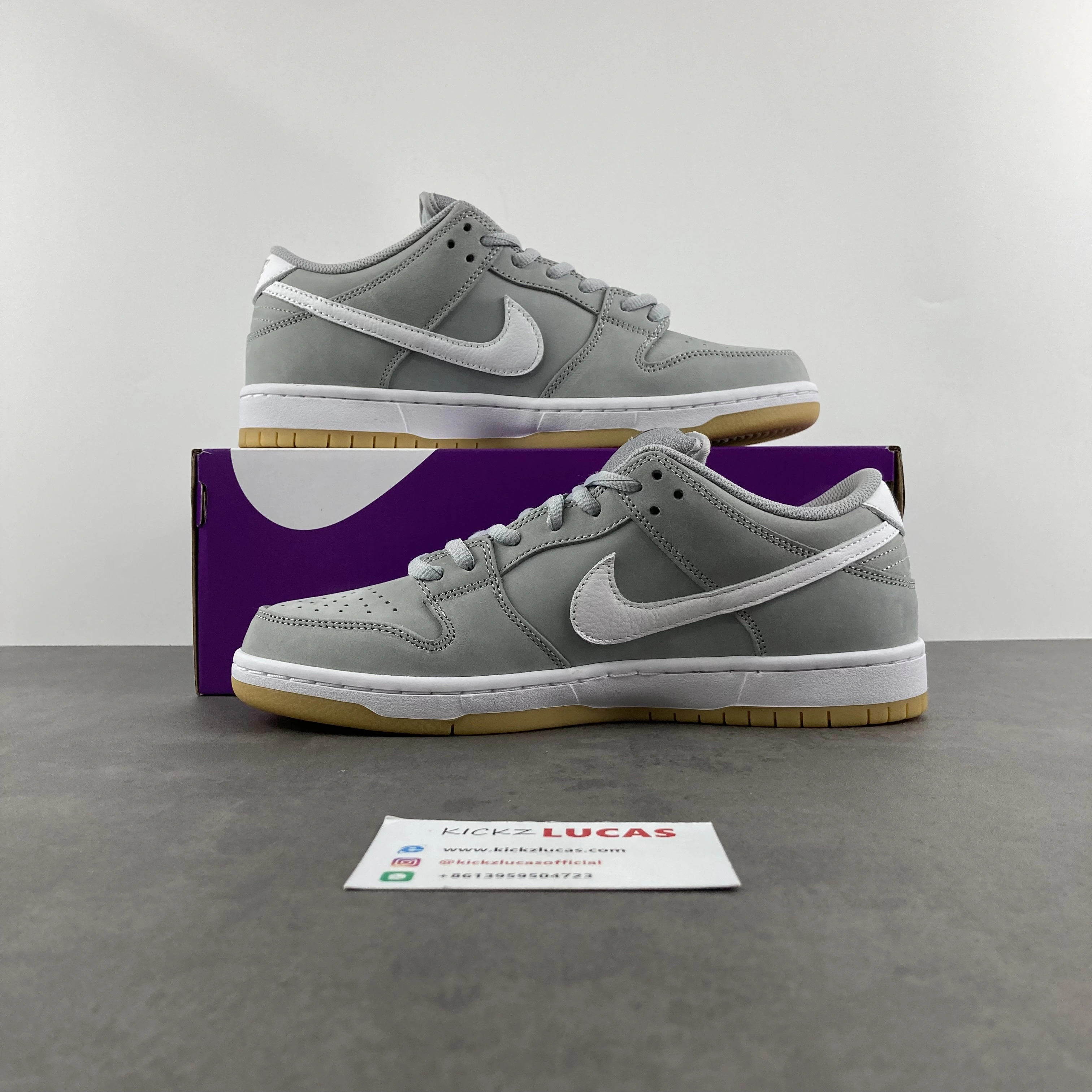 SB Dunk Low Pro ISO Orange Label Wolf Grey Gum DV5464- GoodFit 151