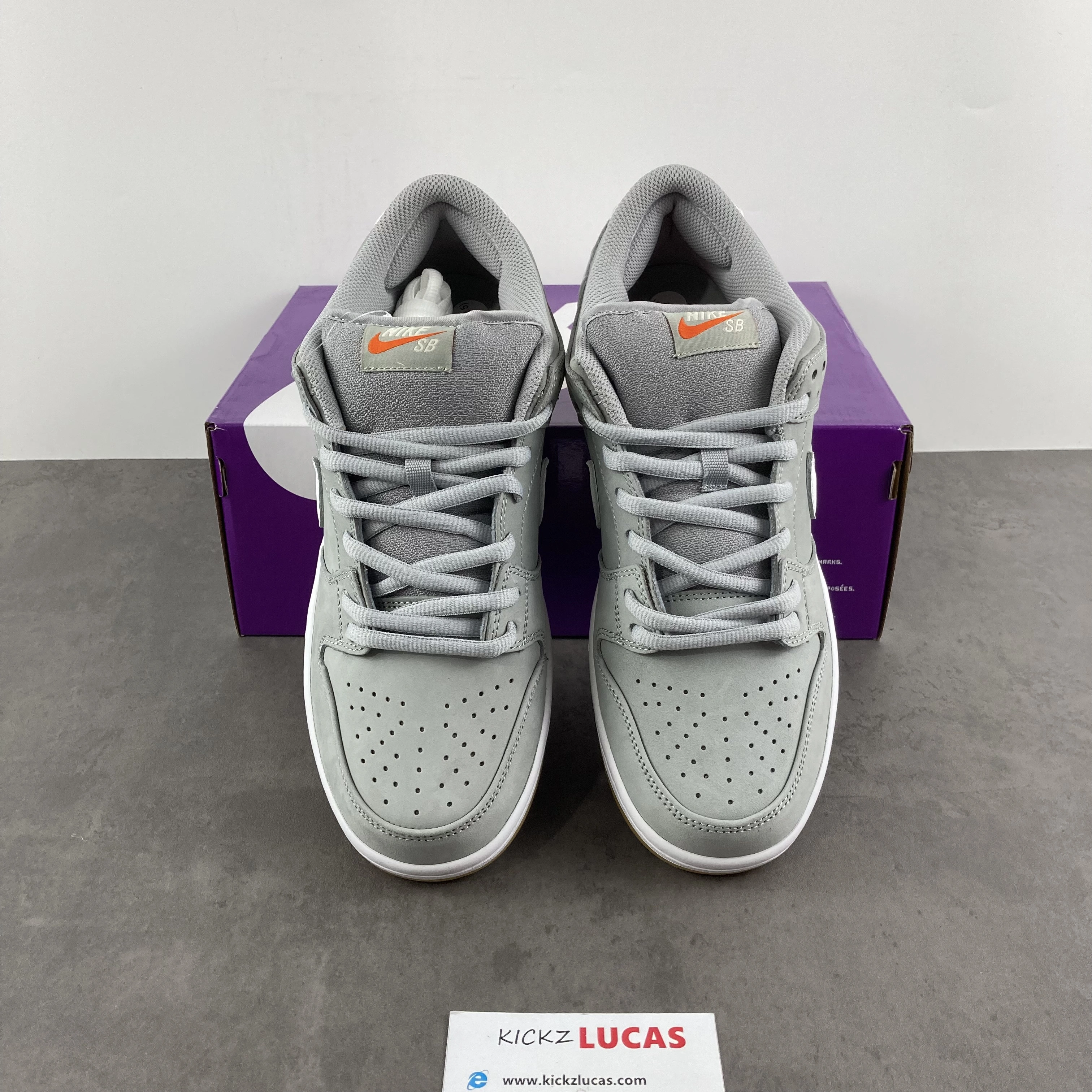 SB Dunk Low Pro ISO Orange Label Wolf Grey Gum DV5464- GoodFit 151