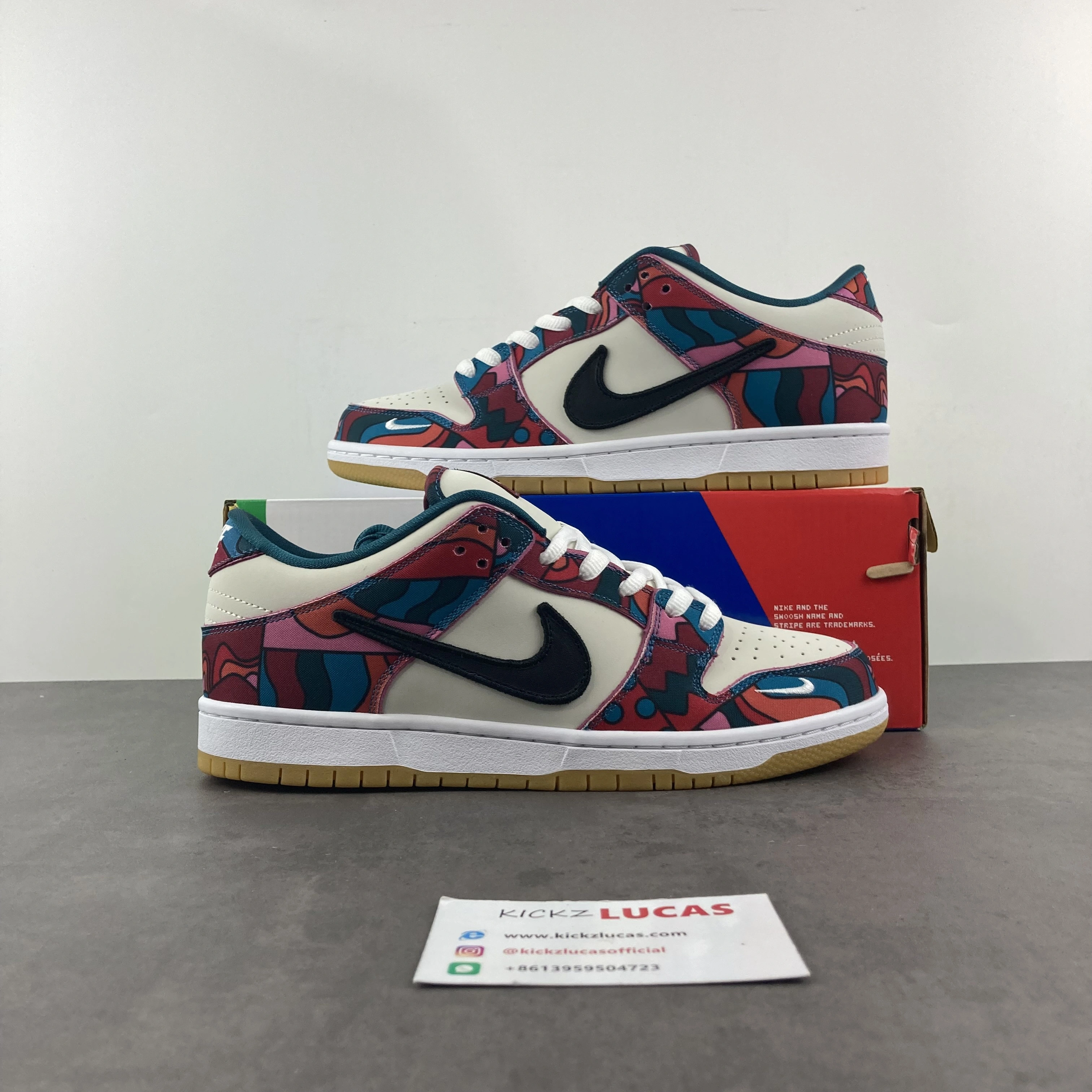 OnTrend SB Dunk Low Pro Parra Abstract Art DH7695- 564