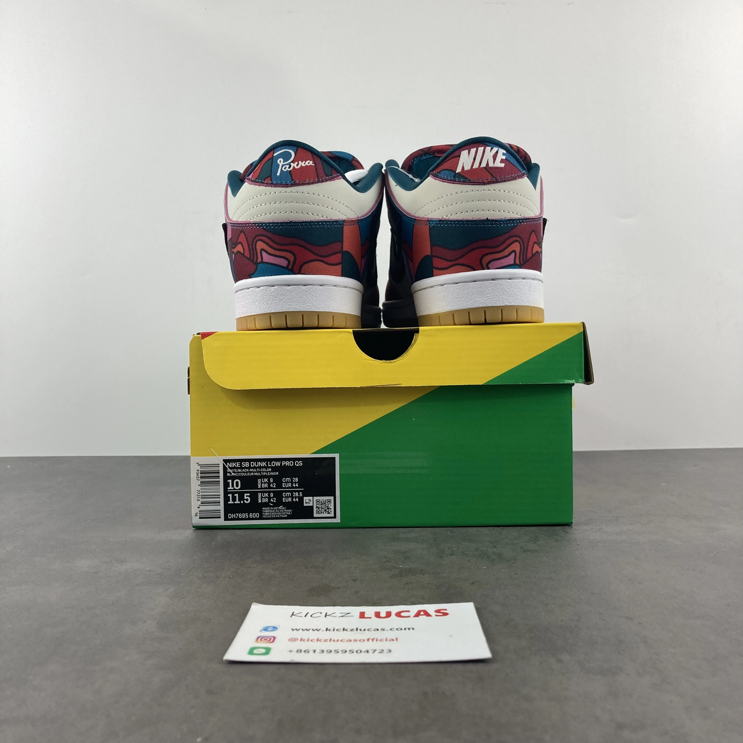 OnTrend SB Dunk Low Pro Parra Abstract Art DH7695- 564