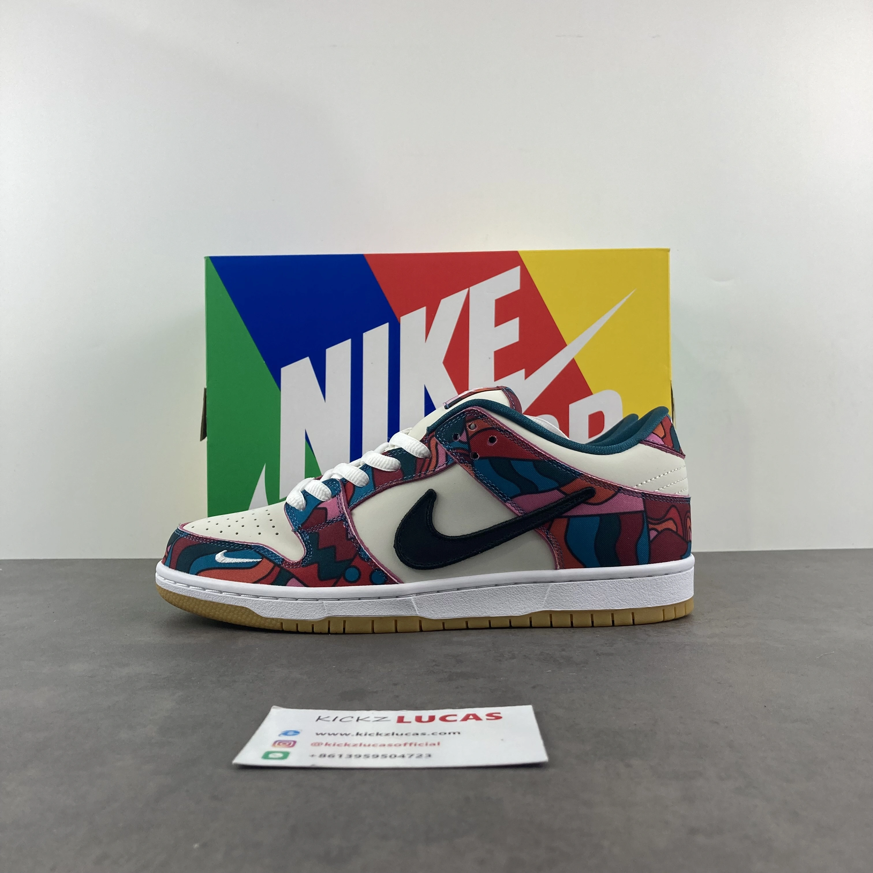 OnTrend SB Dunk Low Pro Parra Abstract Art DH7695- 564