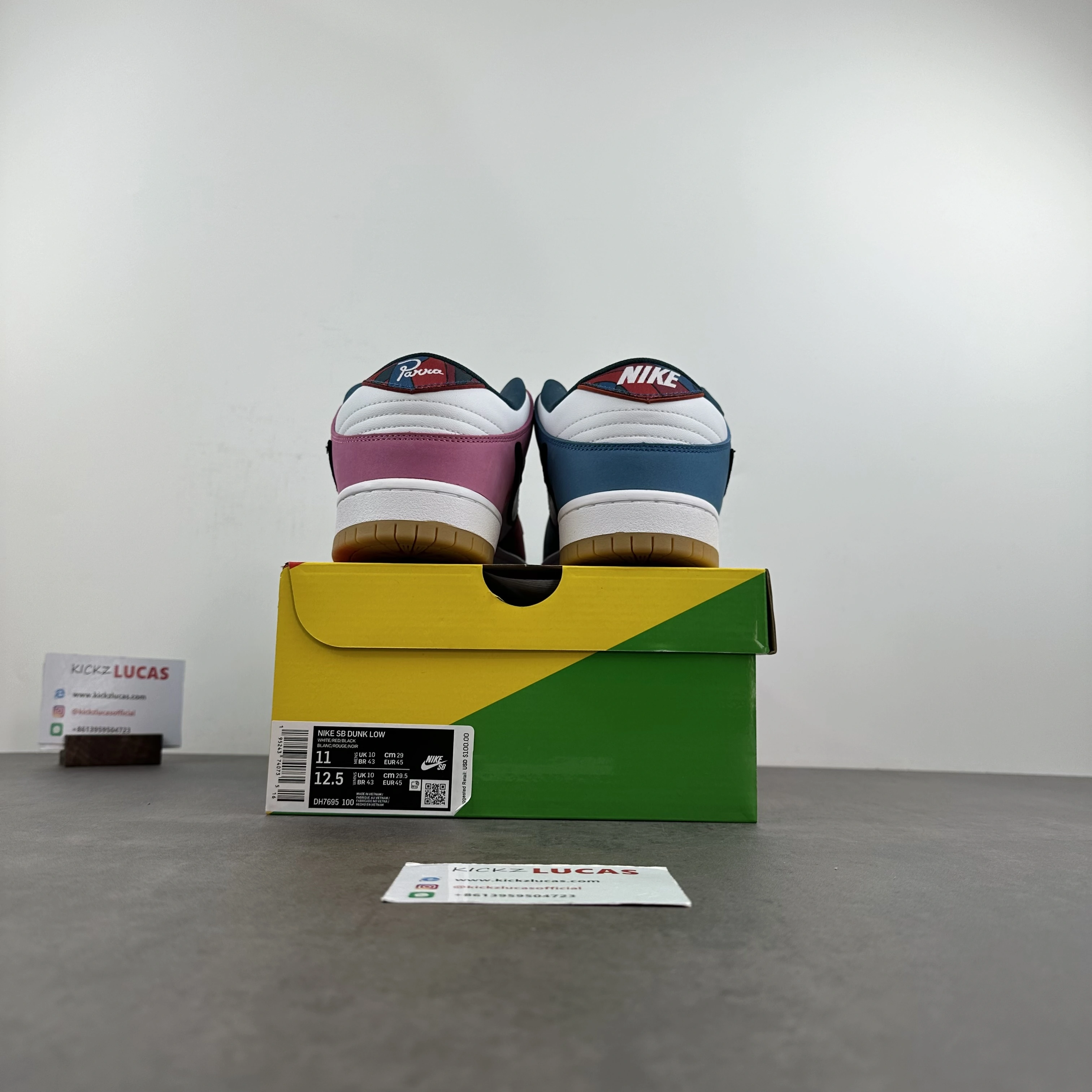 SB Dunk Low Pro QS Parra (Friends & Family) DH7695- EasyCare 558