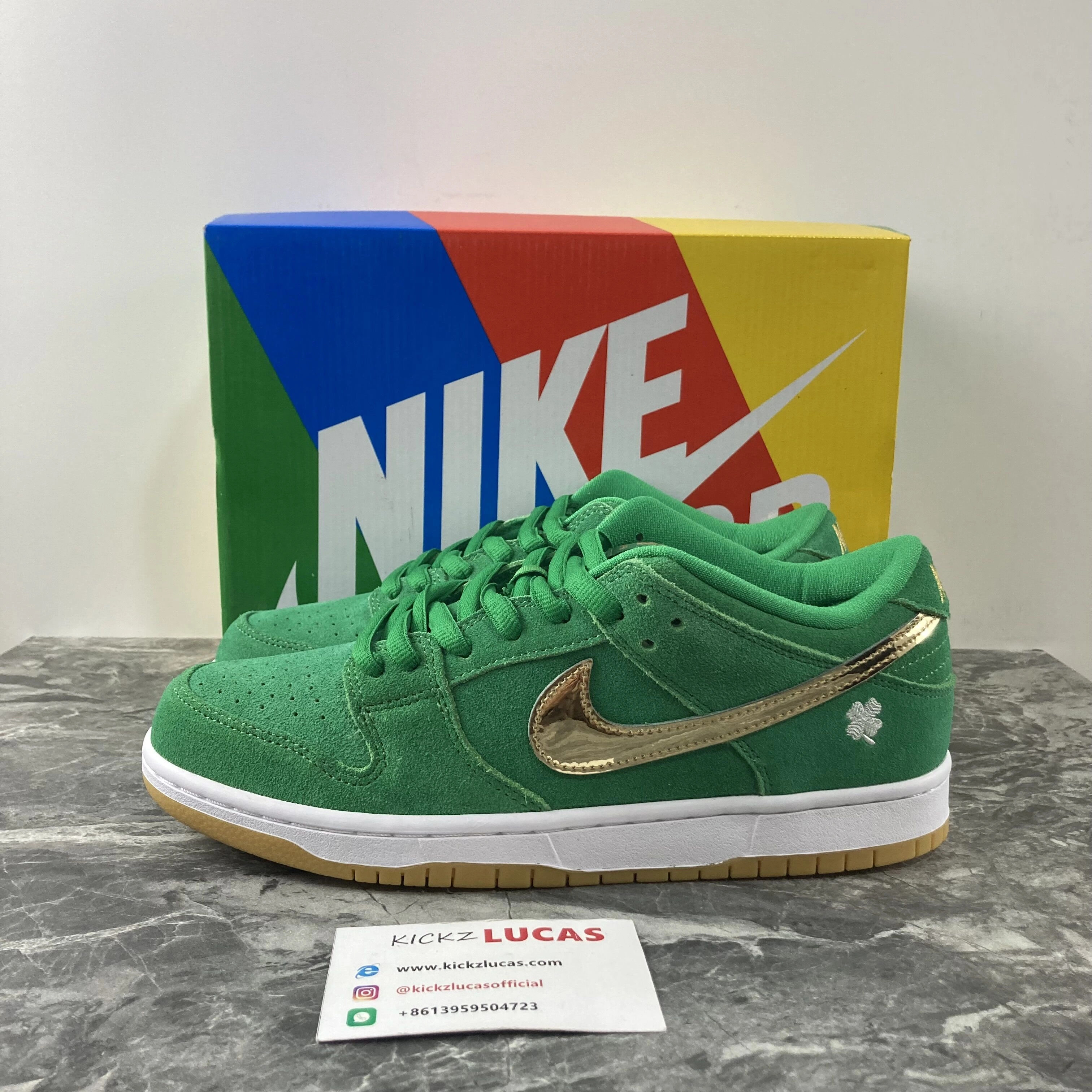 Neat SB Dunk Low Pro St. Patrick's Day (2022) BQ6817- 421